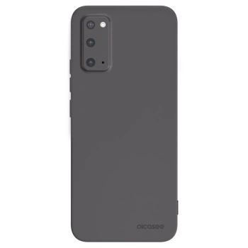 Picasee husă neagră din silicon pentru Samsung Galaxy S20 G980F - Clear