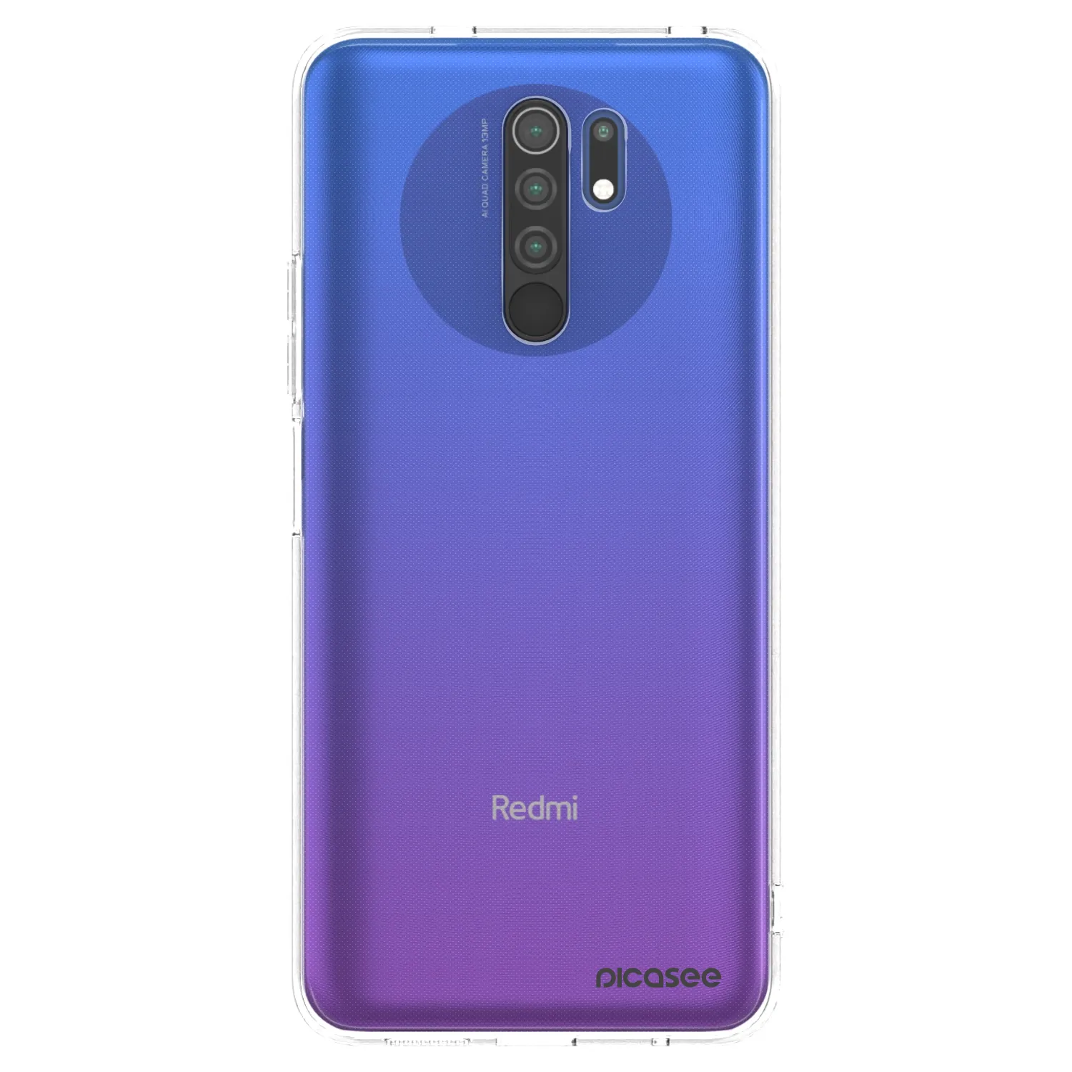 Picasee husă transparentă din silicon pentru Xiaomi Redmi 9 - Clear
