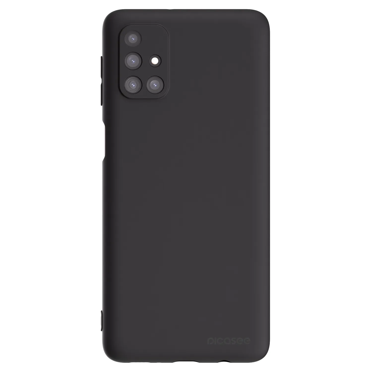 Picasee husă neagră din silicon pentru Samsung Galaxy M31s - Clear