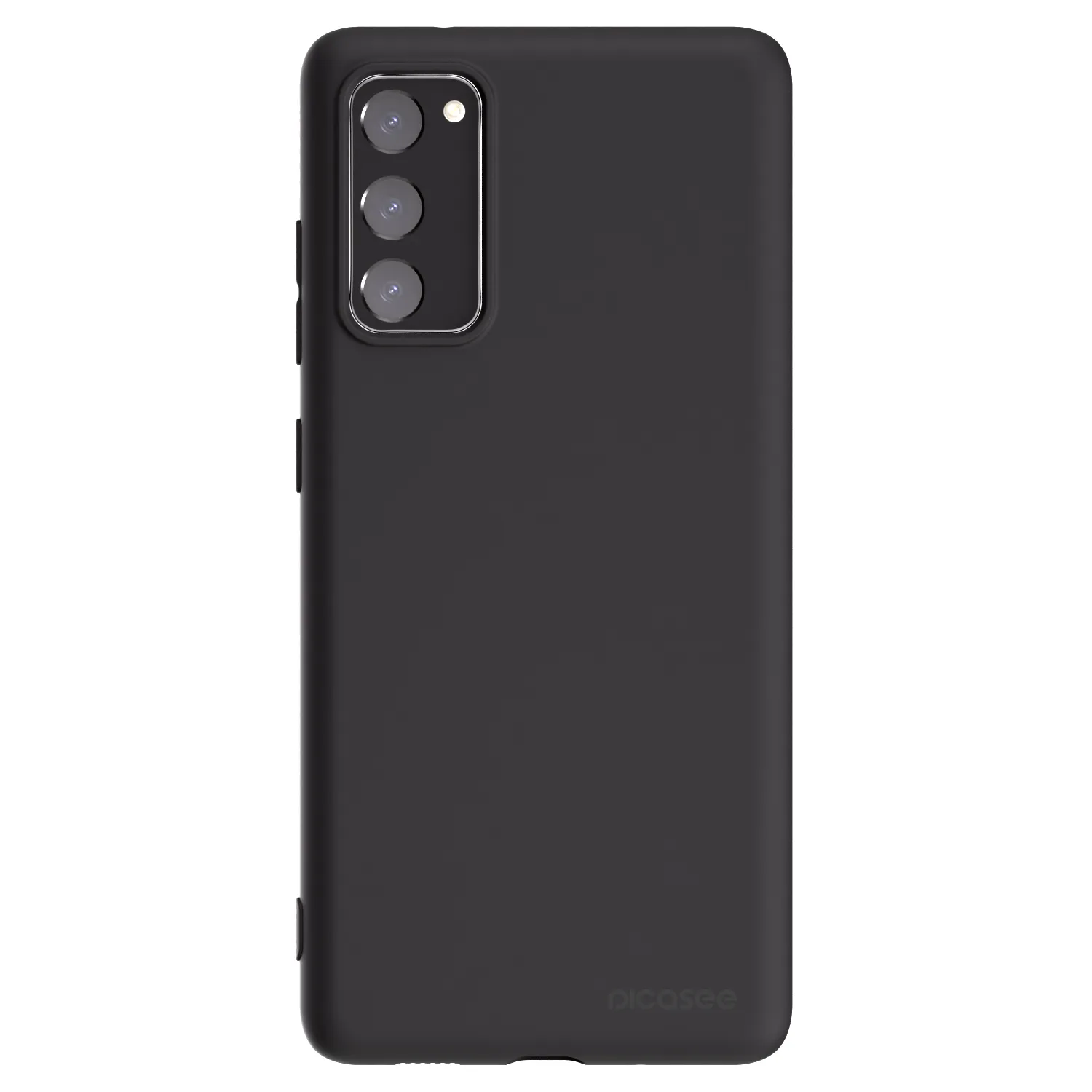 Picasee husă neagră din silicon pentru Samsung Galaxy S20 FE - Clear