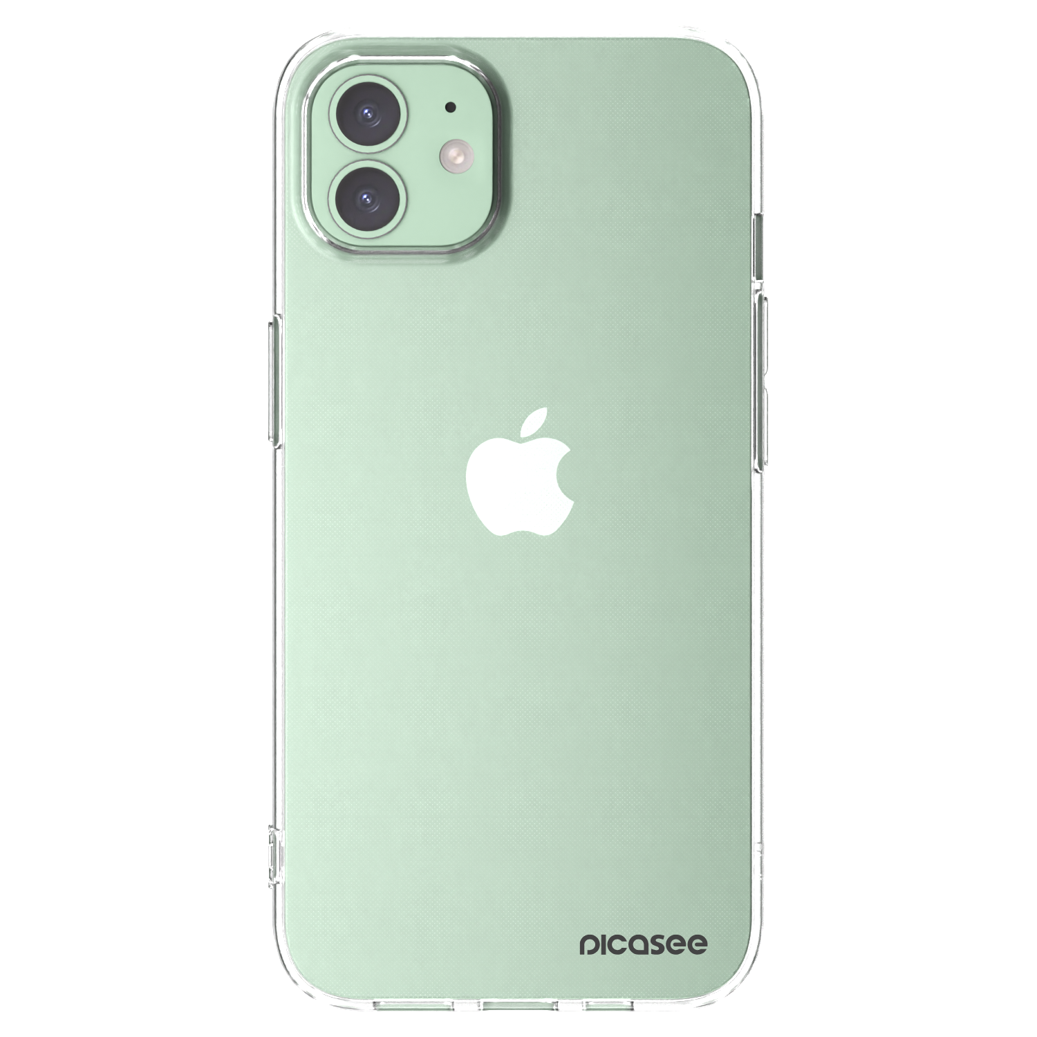 Picasee husă transparentă din silicon pentru Apple iPhone 12 - Clear