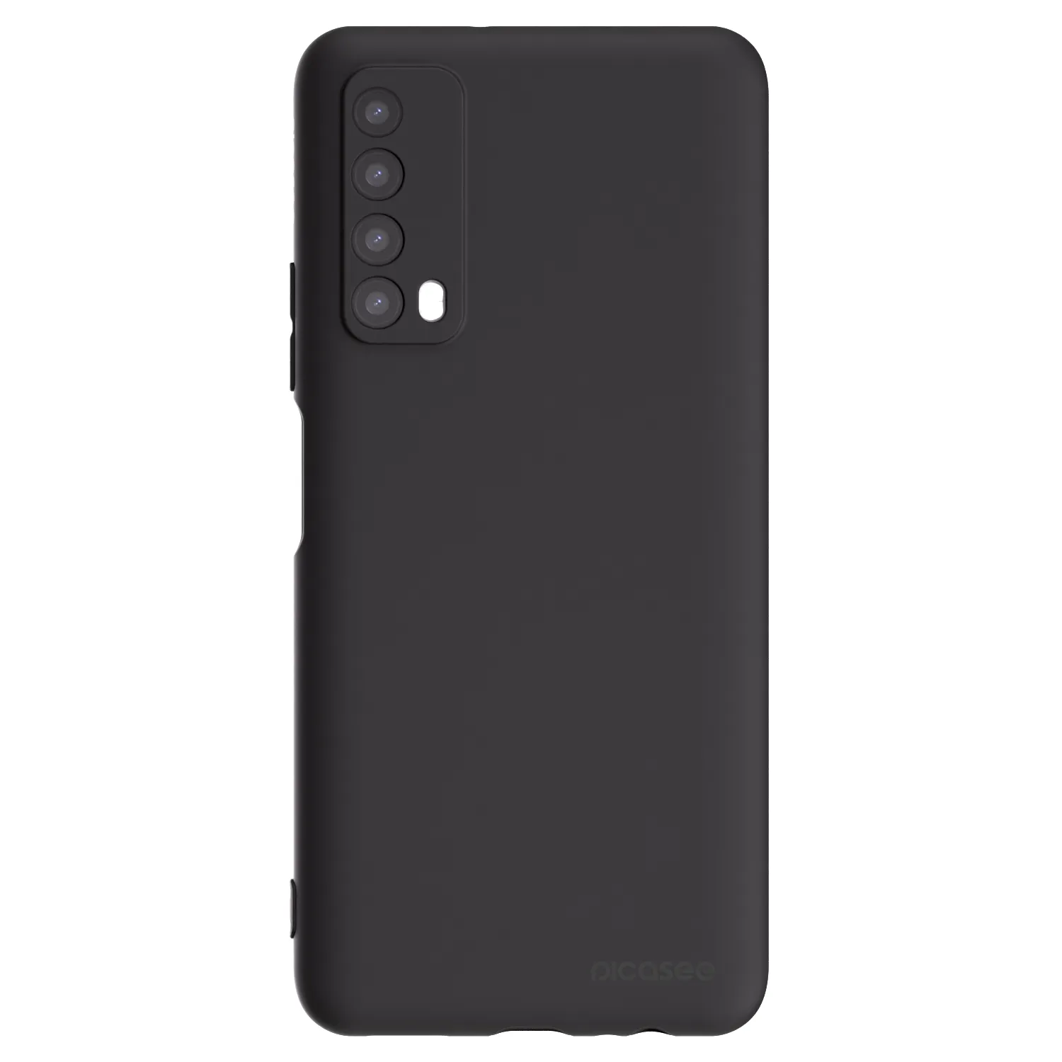 Picasee husă neagră din silicon pentru Huawei P Smart 2021 - Clear