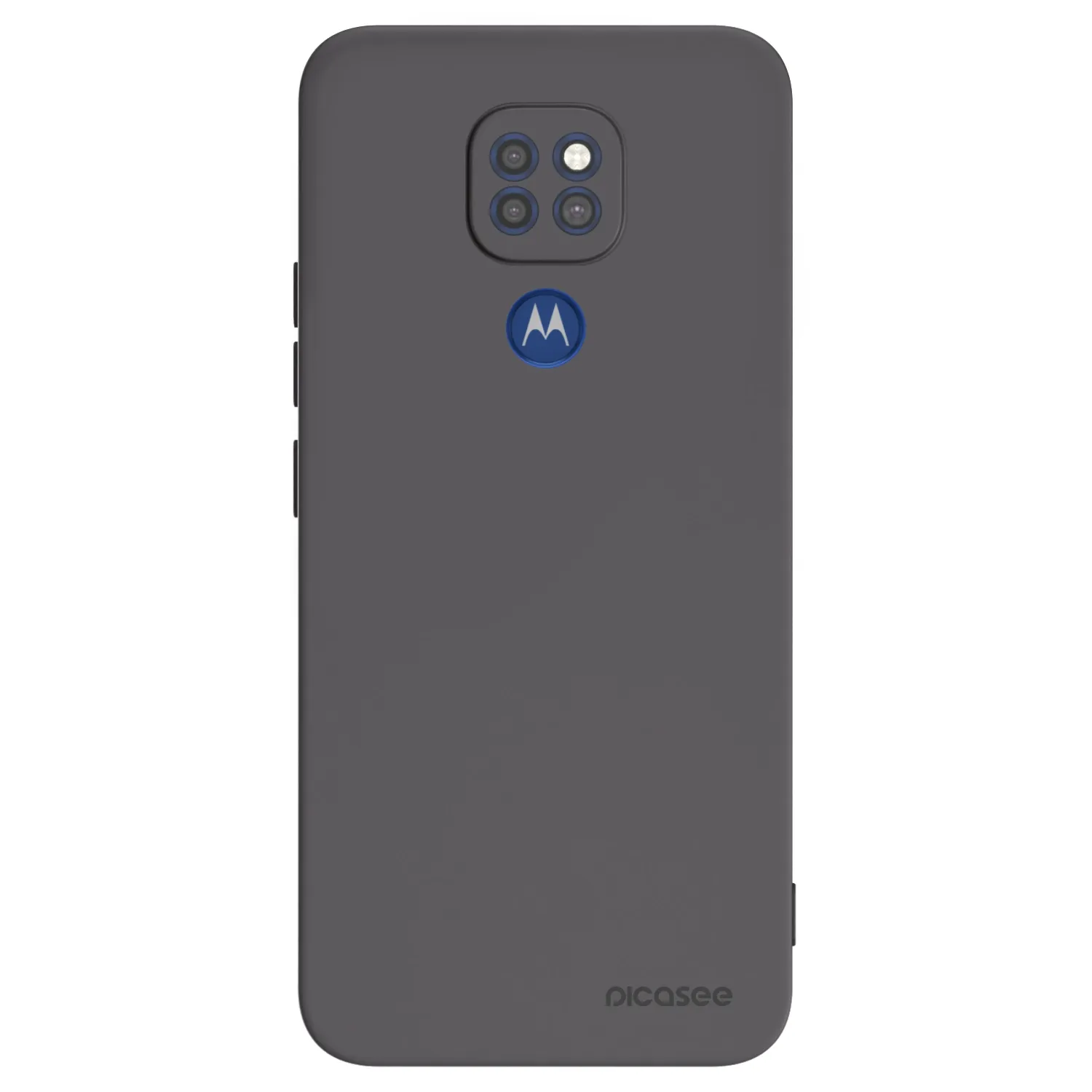 Picasee husă neagră din silicon pentru Motorola Moto G9 Play - Clear