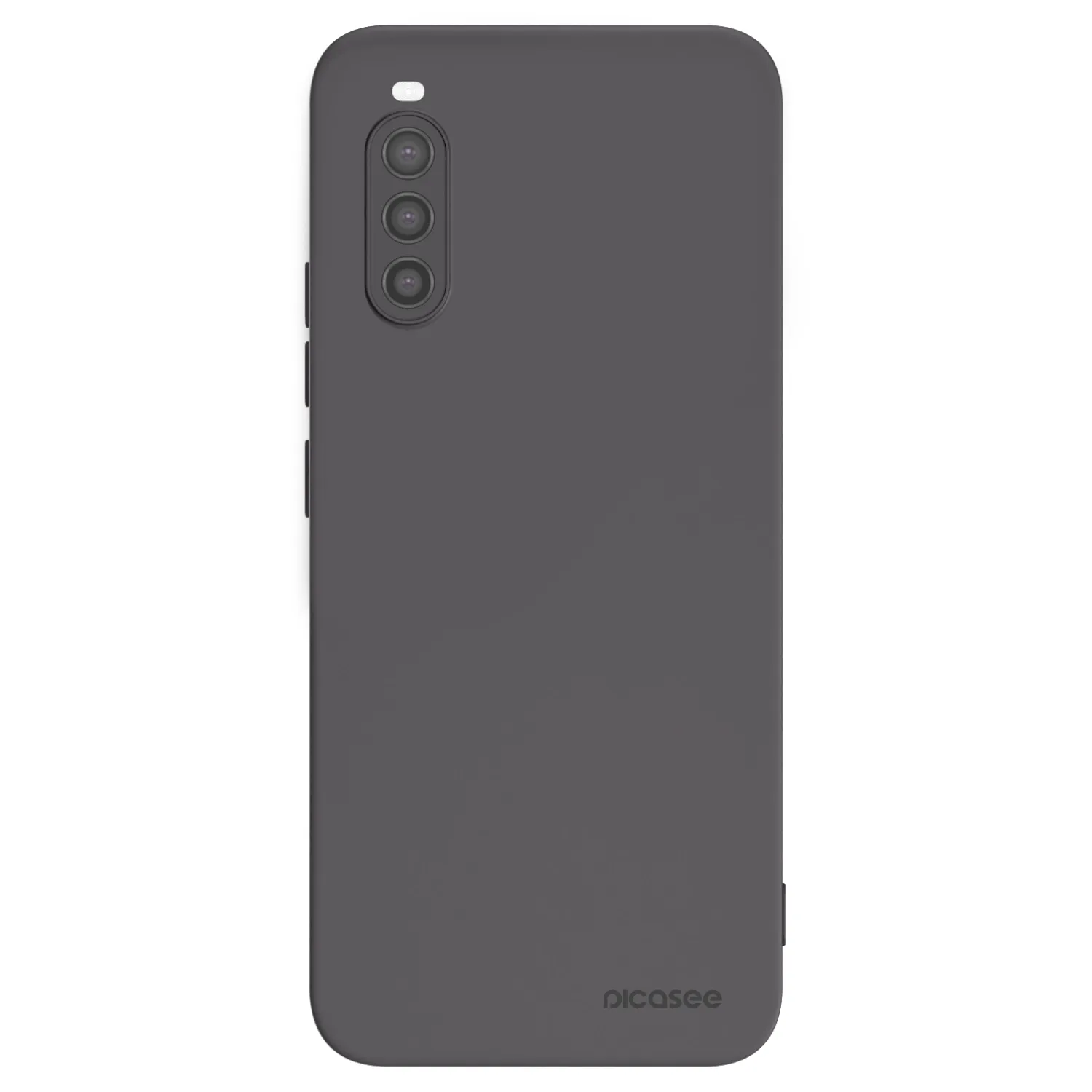 Picasee husă neagră din silicon pentru Sony Xperia 10 II - Clear