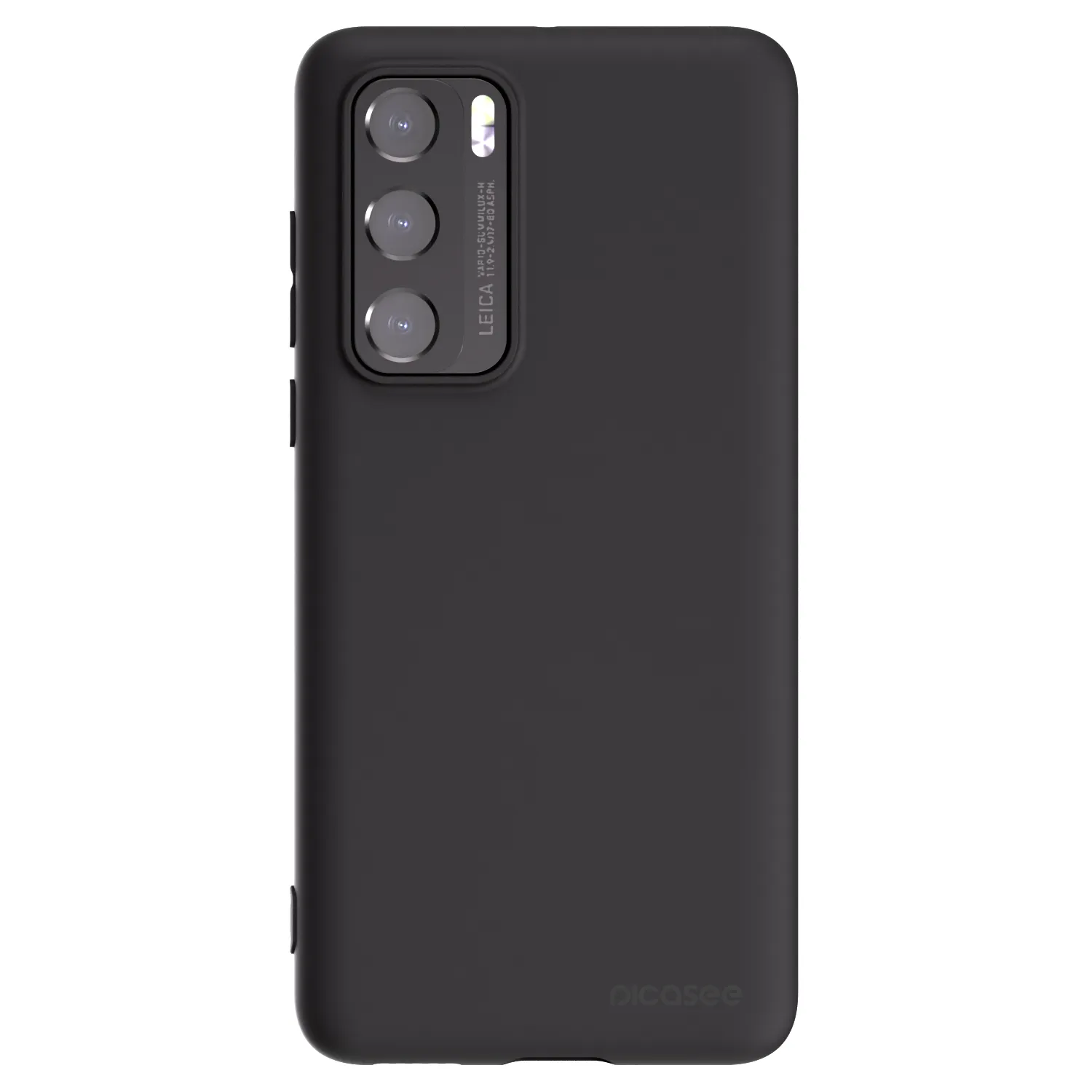 Picasee husă neagră din silicon pentru Huawei P40 - Clear