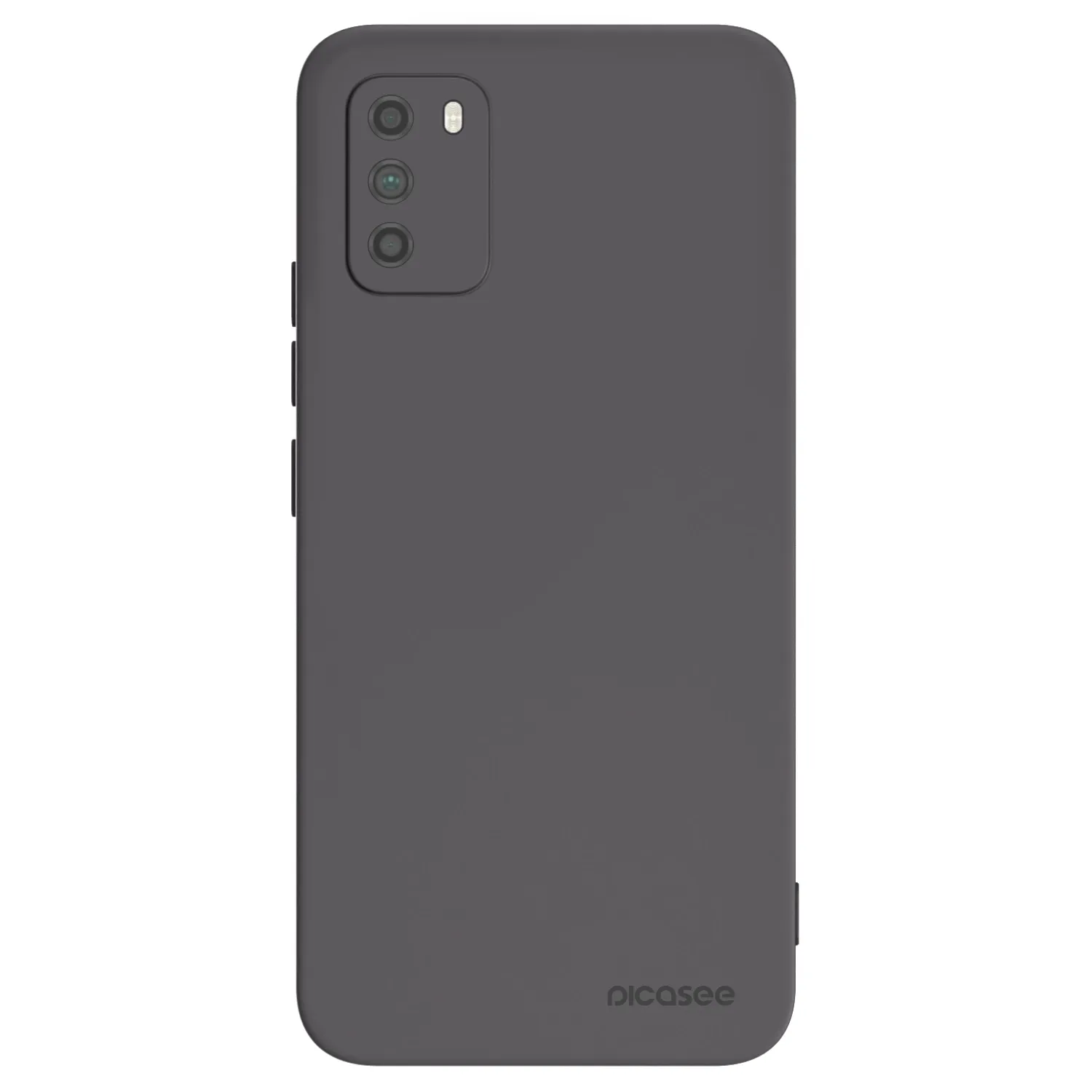 Picasee husă neagră din silicon pentru Xiaomi Poco M3 - Clear