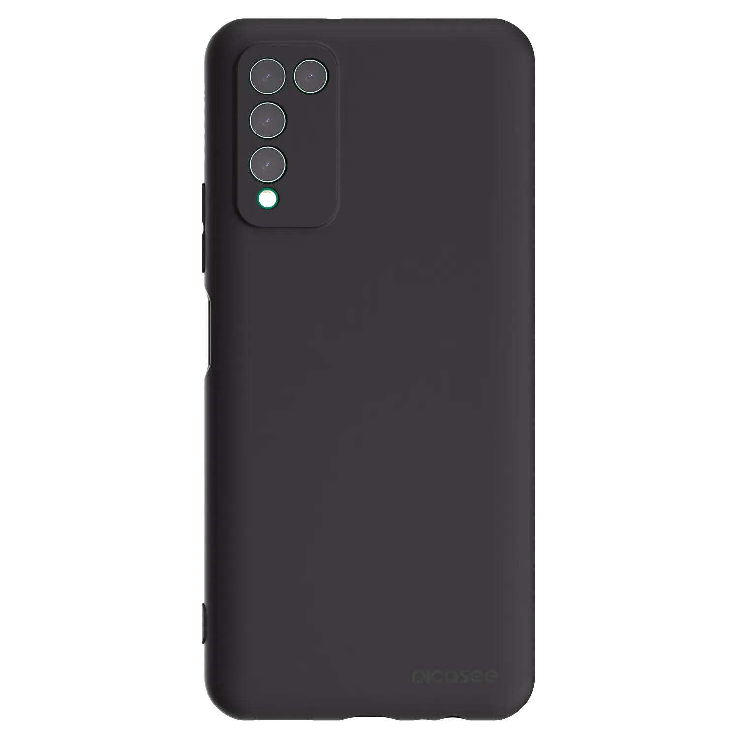 Picasee husă neagră din silicon pentru Honor 10X Lite - Clear