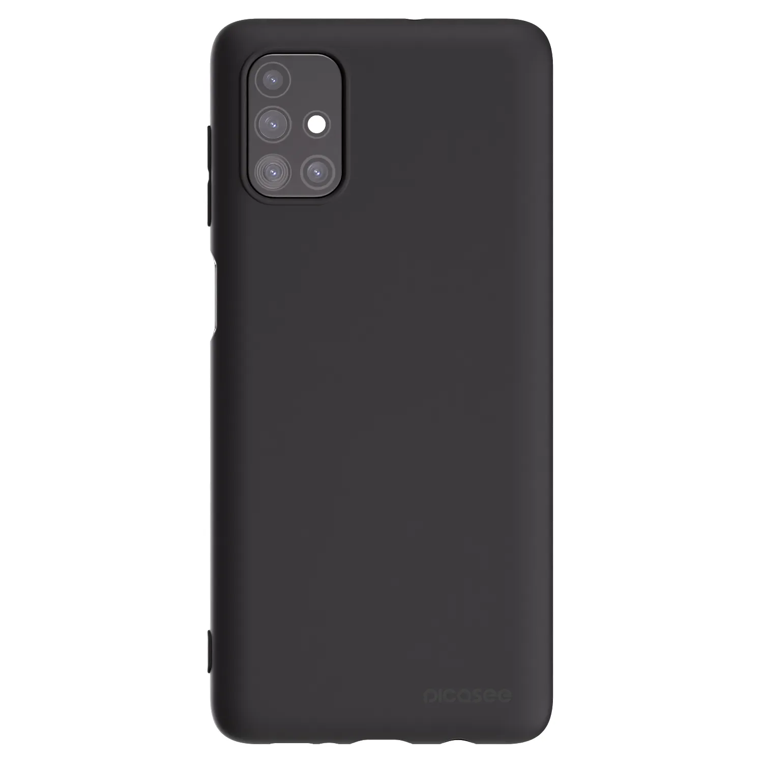 Picasee husă neagră din silicon pentru Samsung Galaxy M51 M515F - Clear
