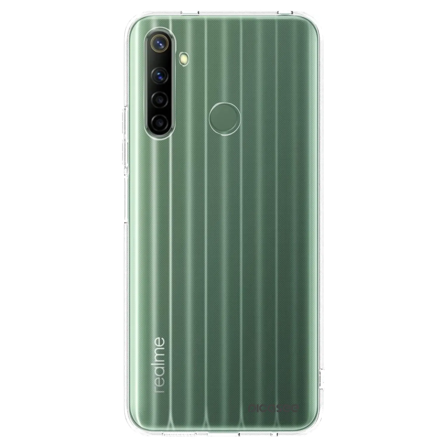 Picasee husă transparentă din silicon pentru Realme 6i - Clear