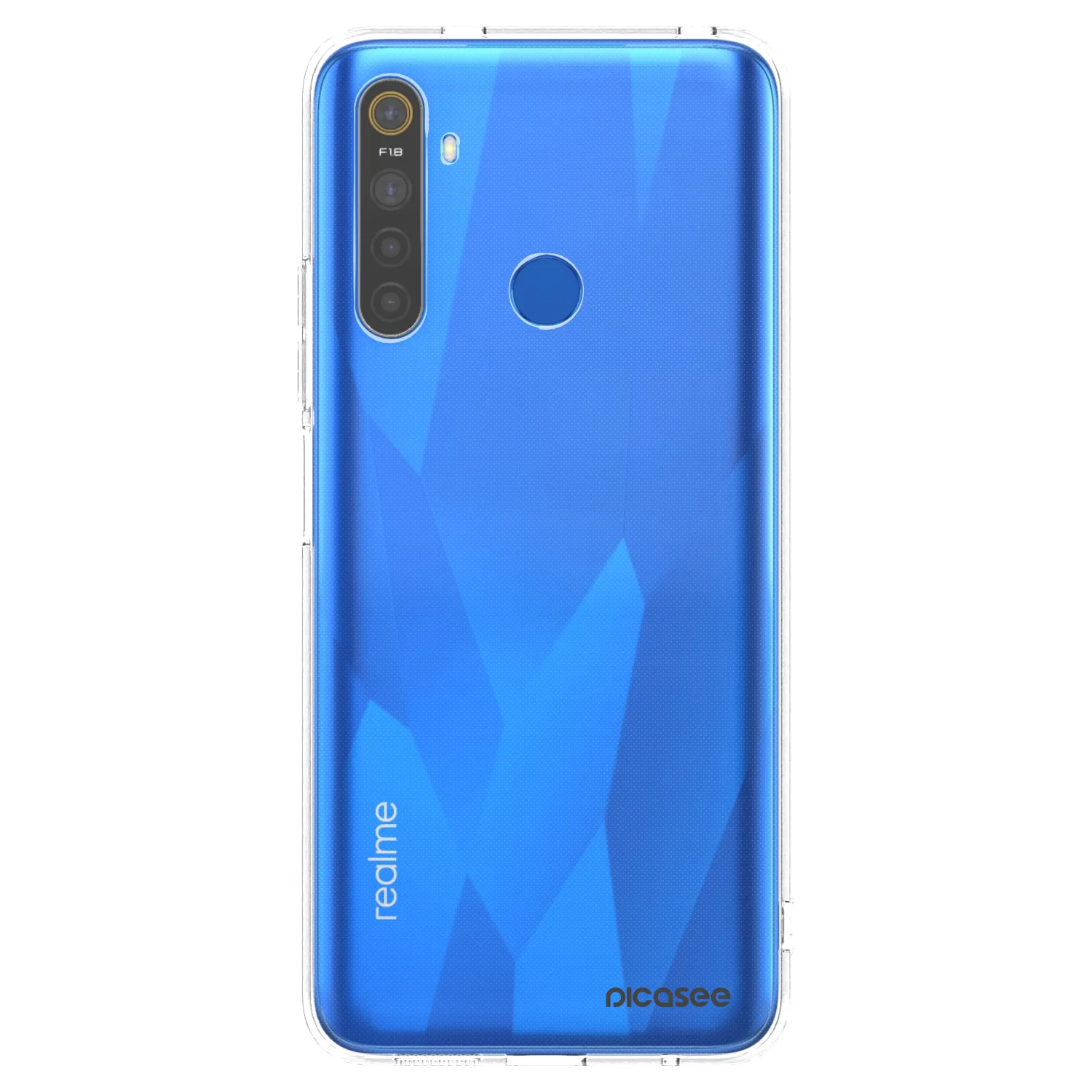 Picasee husă transparentă din silicon pentru Realme 5 - Clear