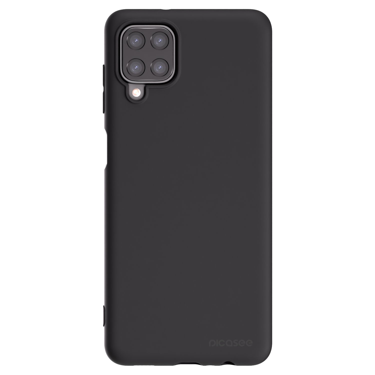 Picasee husă neagră din silicon pentru Samsung Galaxy A12 A125F - Clear