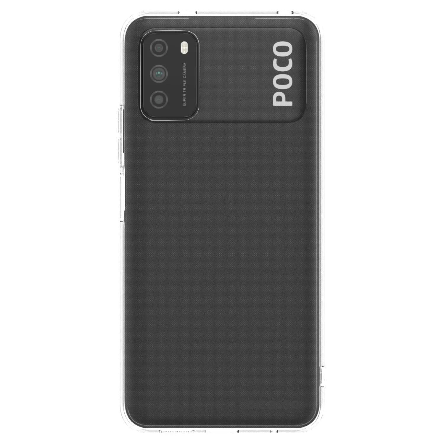 Picasee husă transparentă din silicon pentru Xiaomi Poco M3 - Clear