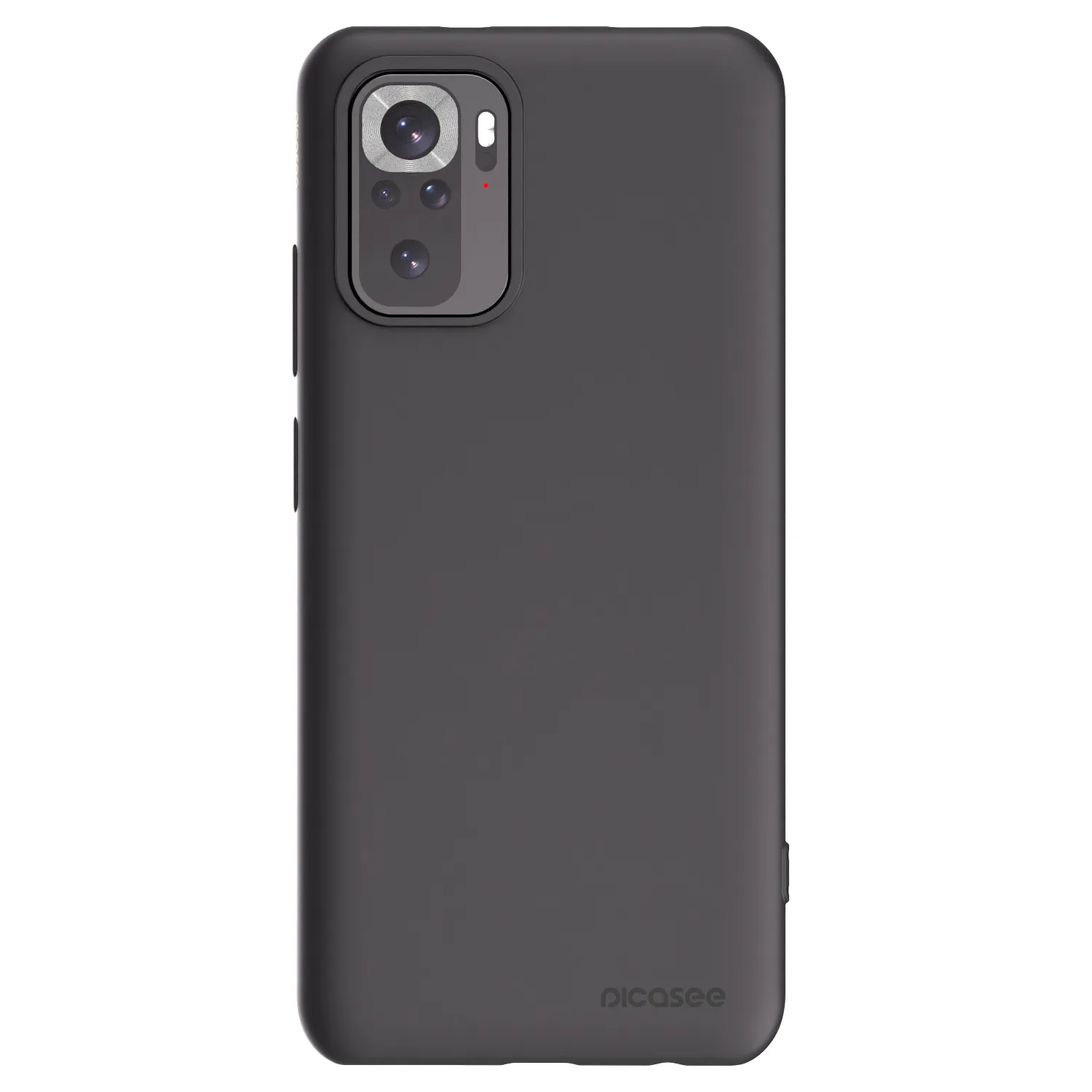 Picasee husă neagră din silicon pentru Xiaomi Redmi Note 10 - Clear
