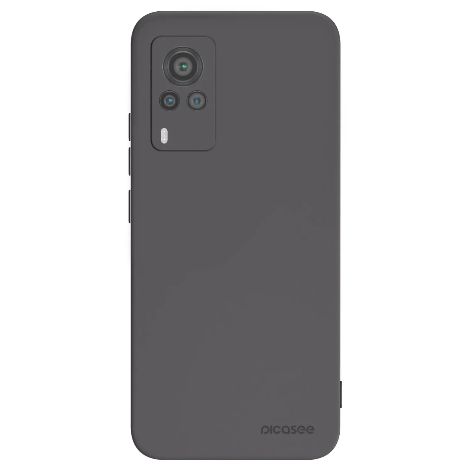 Picasee husă neagră din silicon pentru Vivo X60 Pro 5G - Clear