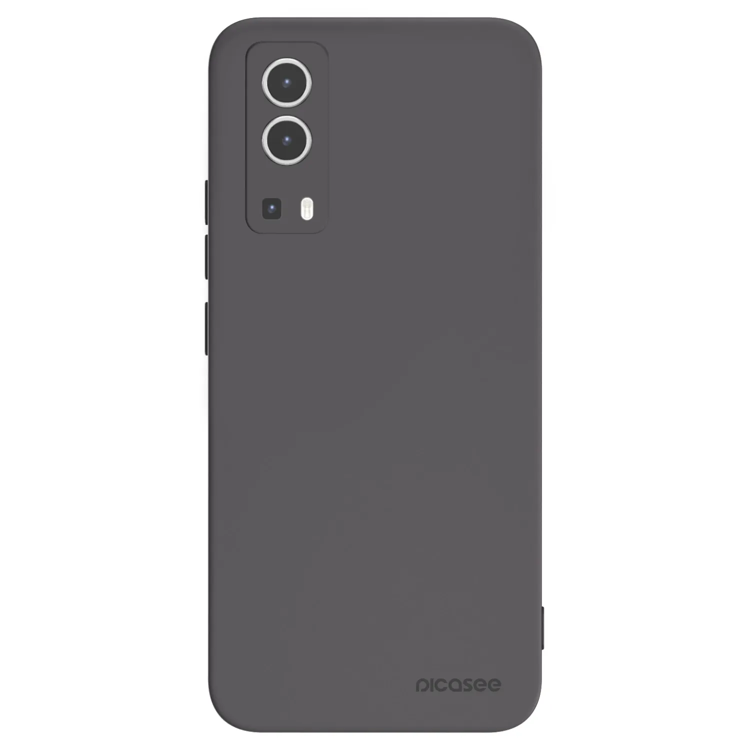 Picasee husă neagră din silicon pentru Vivo Y72 5G - Clear
