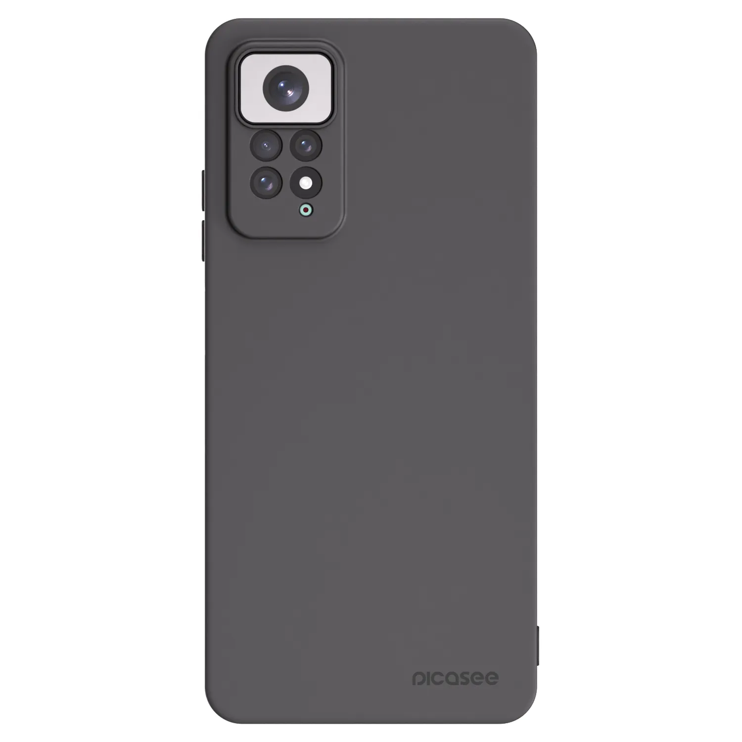 Picasee husă neagră din silicon pentru Xiaomi Redmi Note 11 - Clear