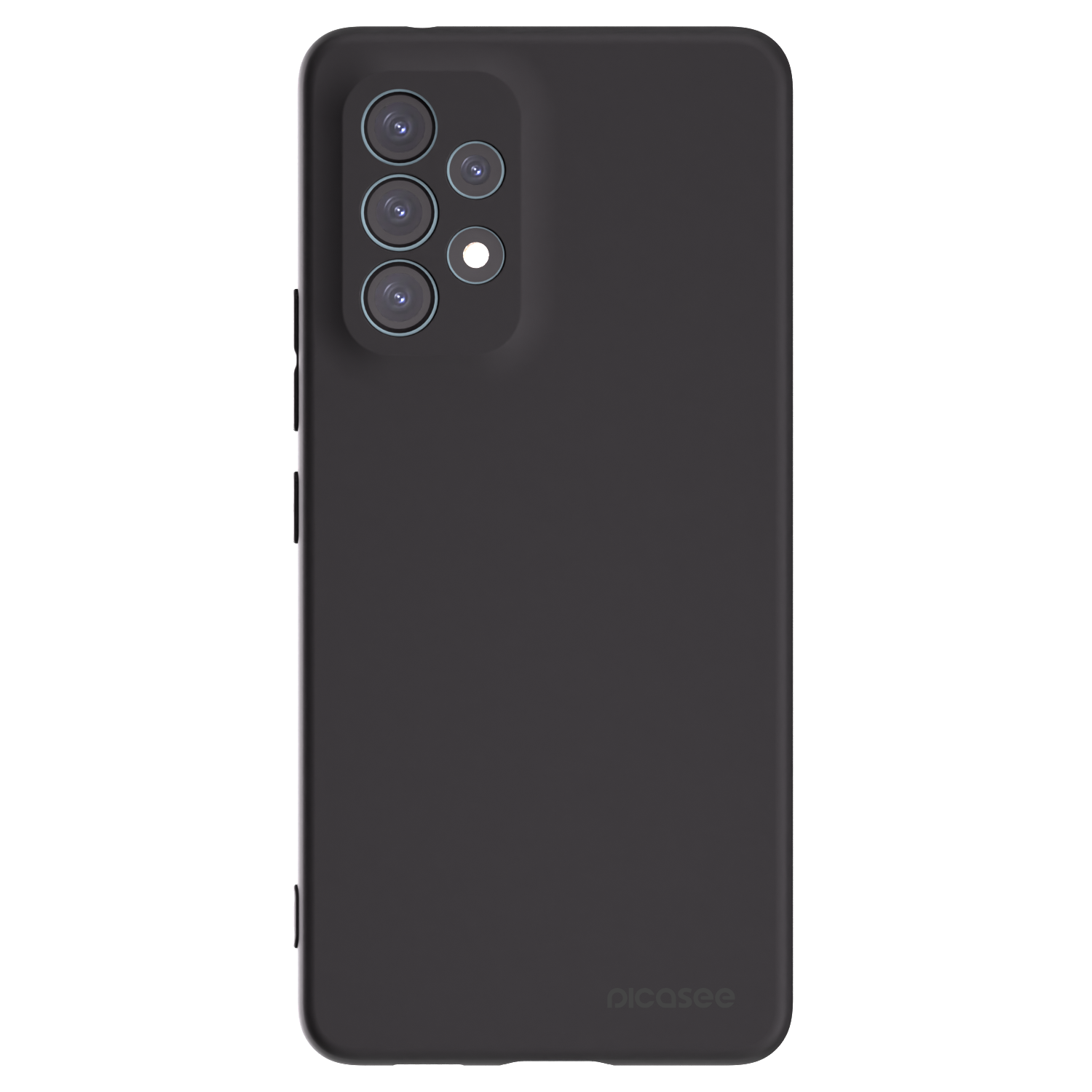 Picasee husă neagră din silicon pentru Samsung Galaxy A53 5G A536 - Clear