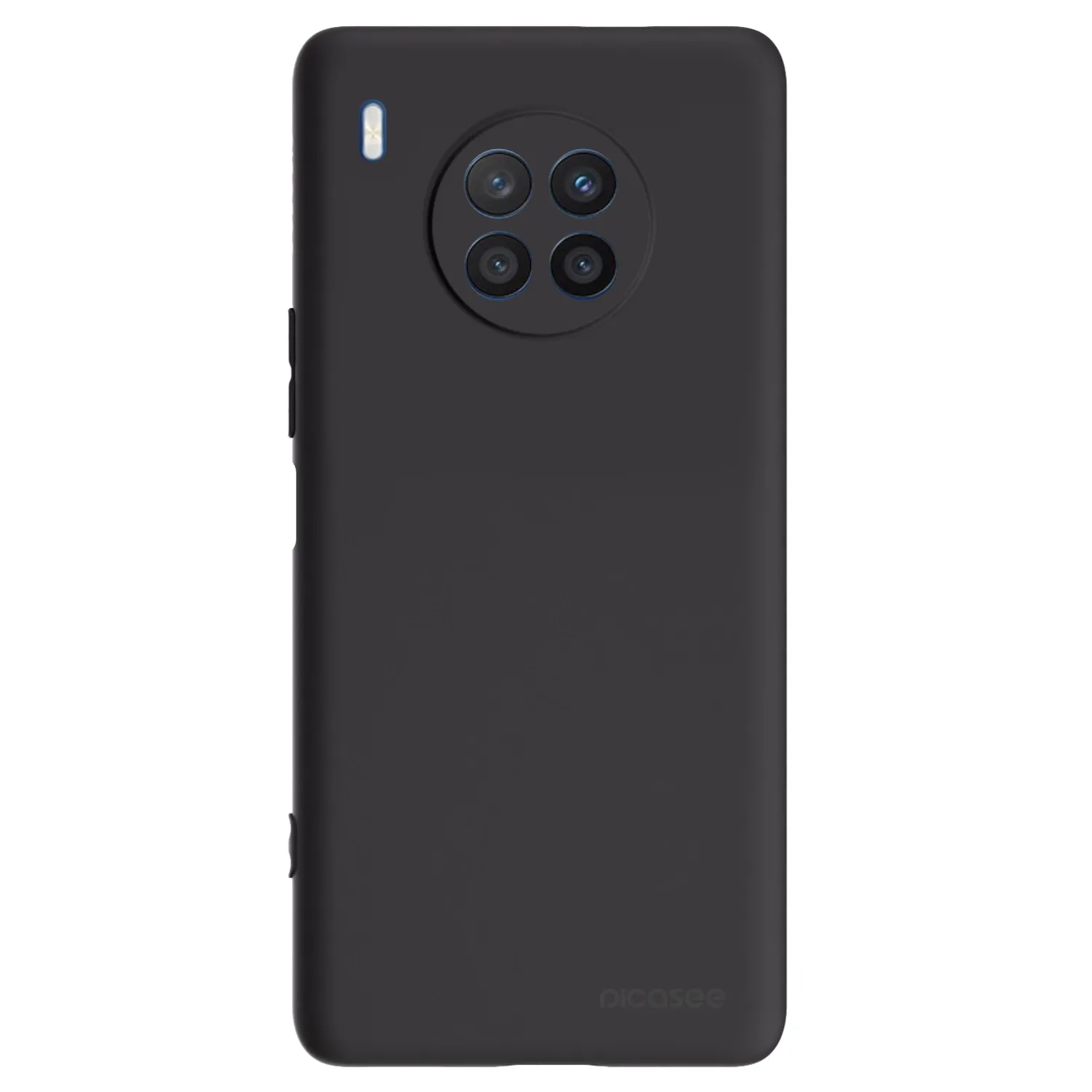 Picasee husă neagră din silicon pentru Honor 50 Lite - Clear