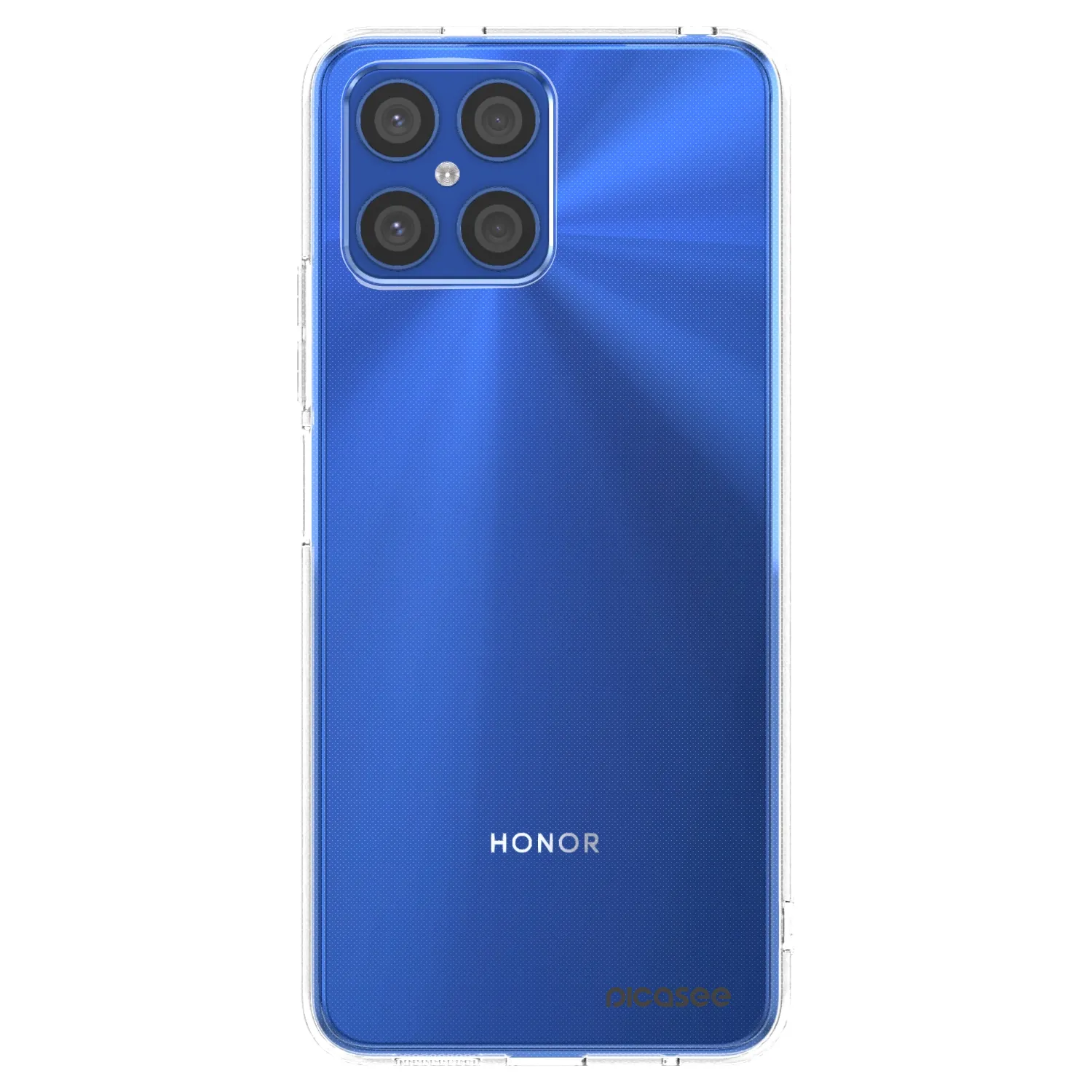 Picasee husă transparentă din silicon pentru Honor X8 4G - Clear
