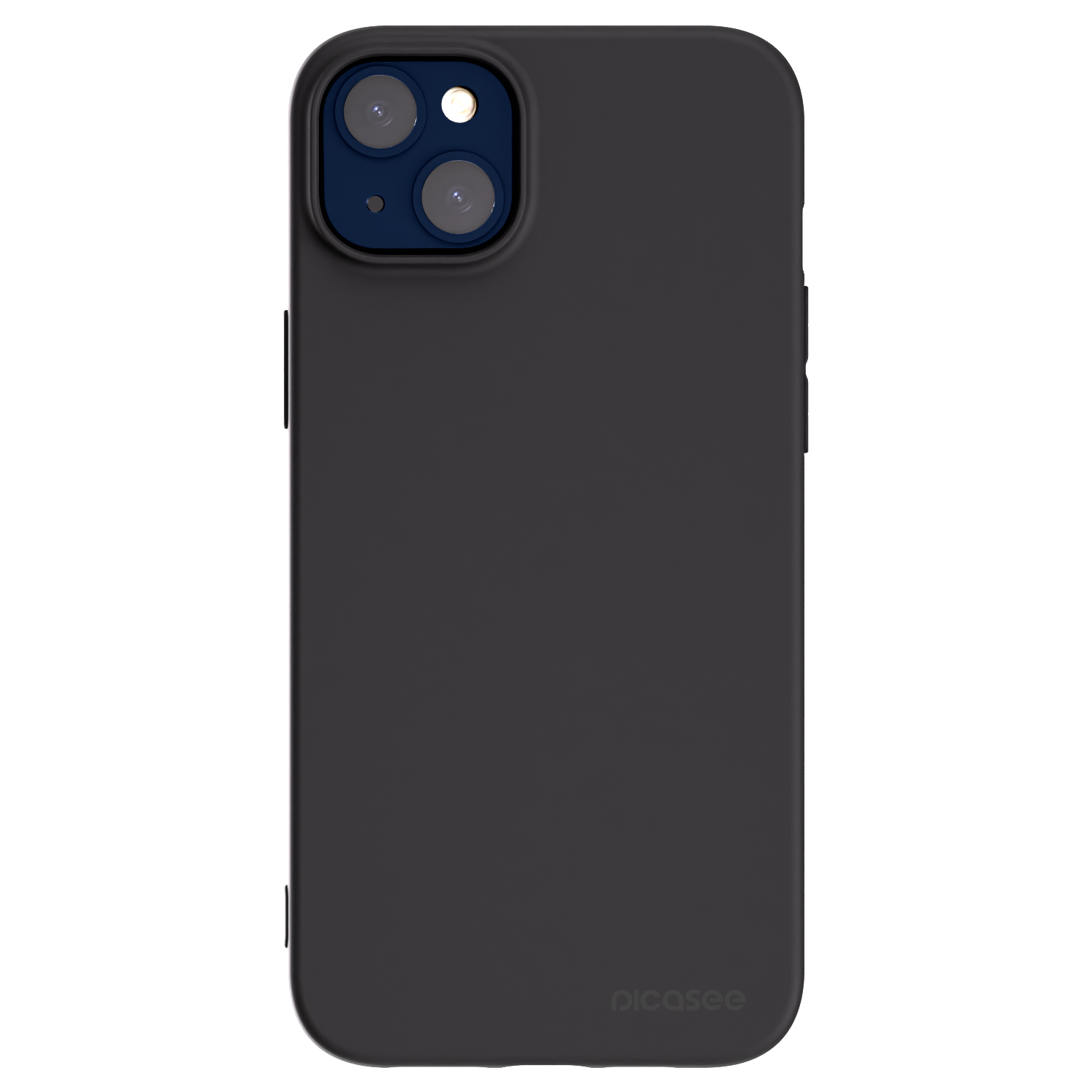 Picasee husă neagră din silicon pentru Apple iPhone 14 Plus - Clear