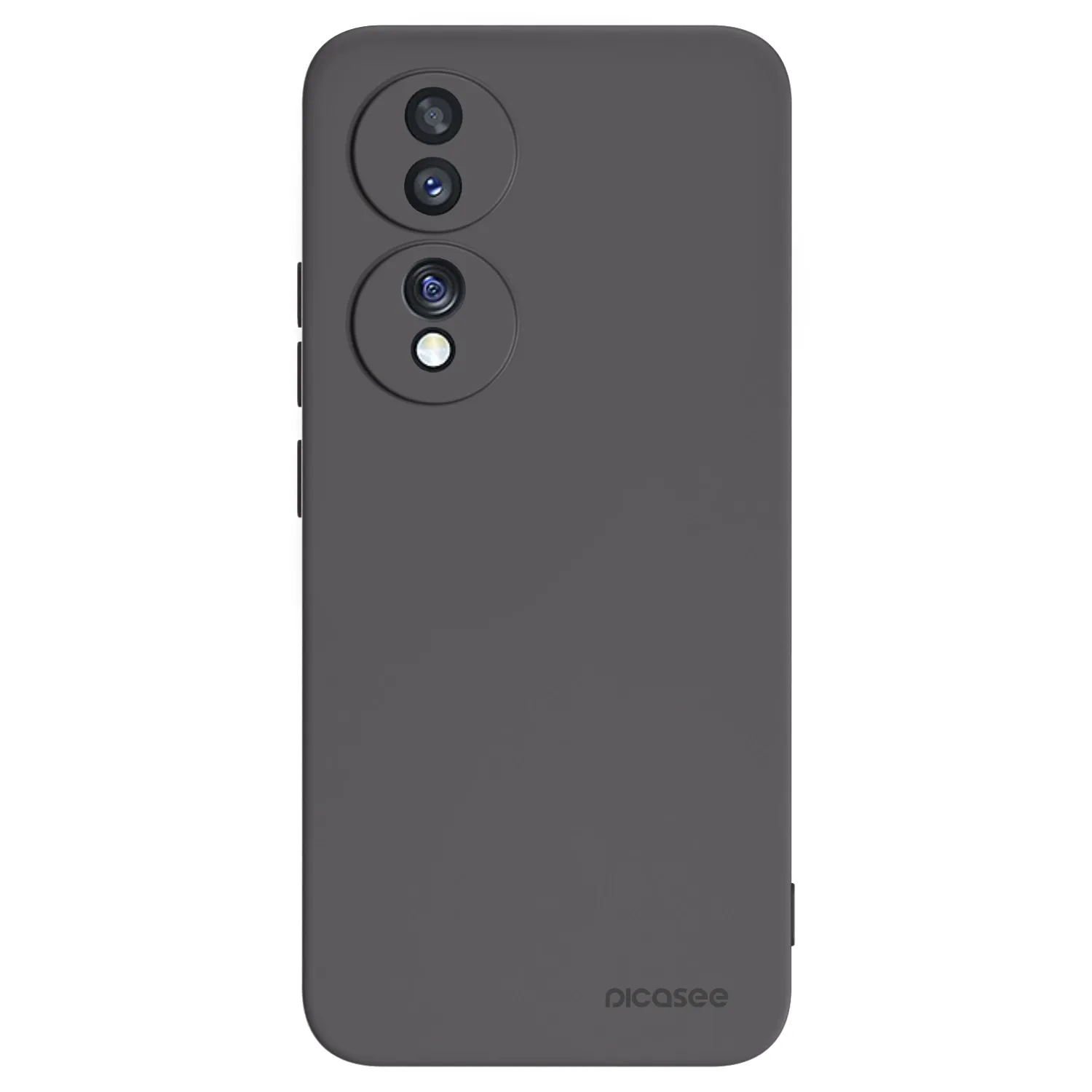 Picasee husă neagră din silicon pentru Honor 70 - Clear