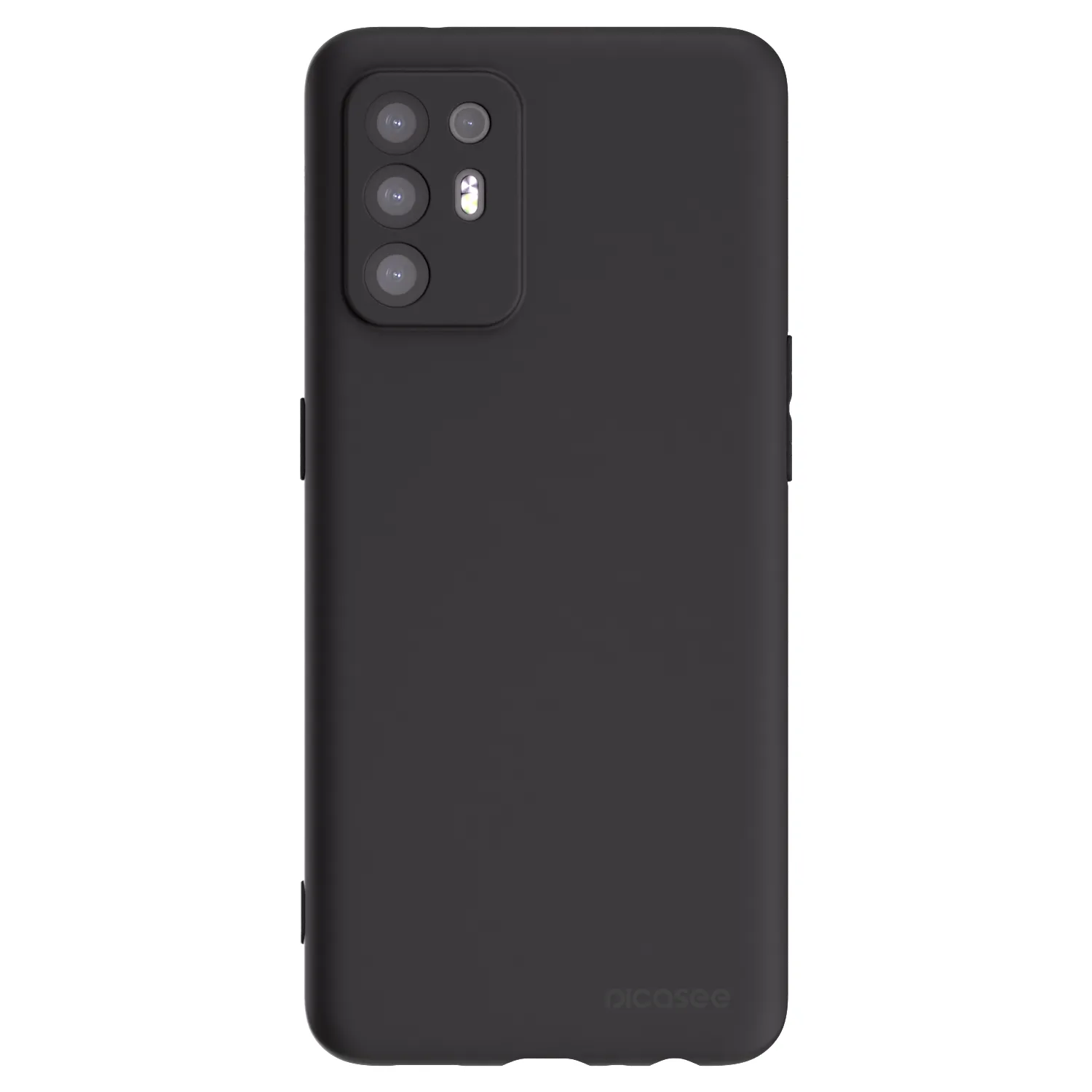 Picasee husă neagră din silicon pentru OPPO A94 5G - Clear