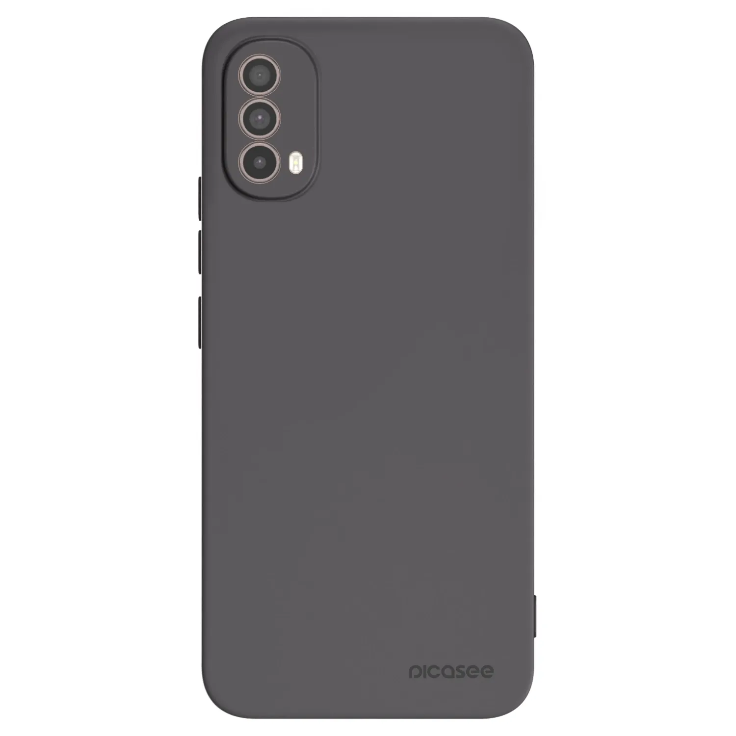 Picasee husă neagră din silicon pentru Motorola Moto E40 - Clear