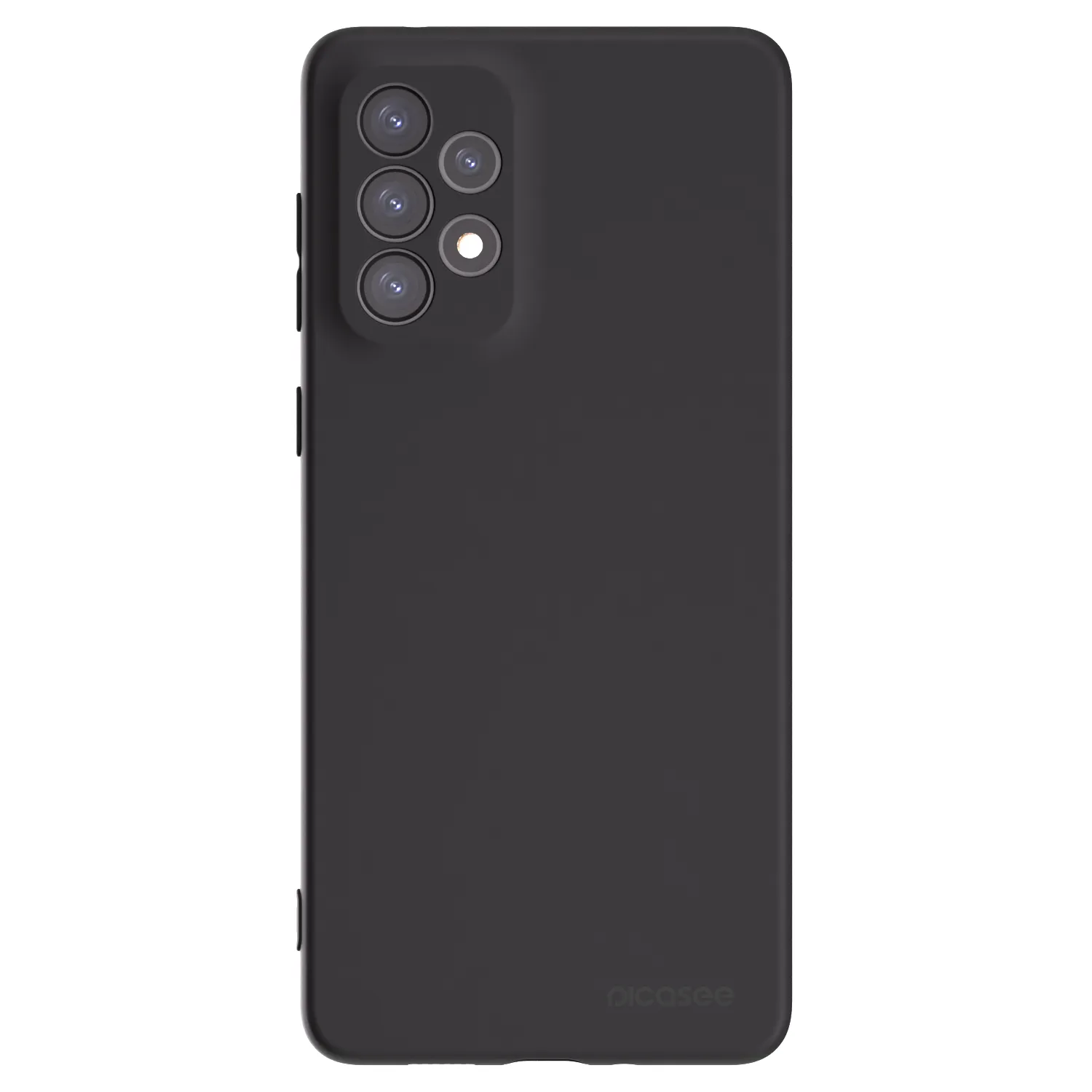 Picasee husă neagră din silicon pentru Samsung Galaxy A73 5G - Clear