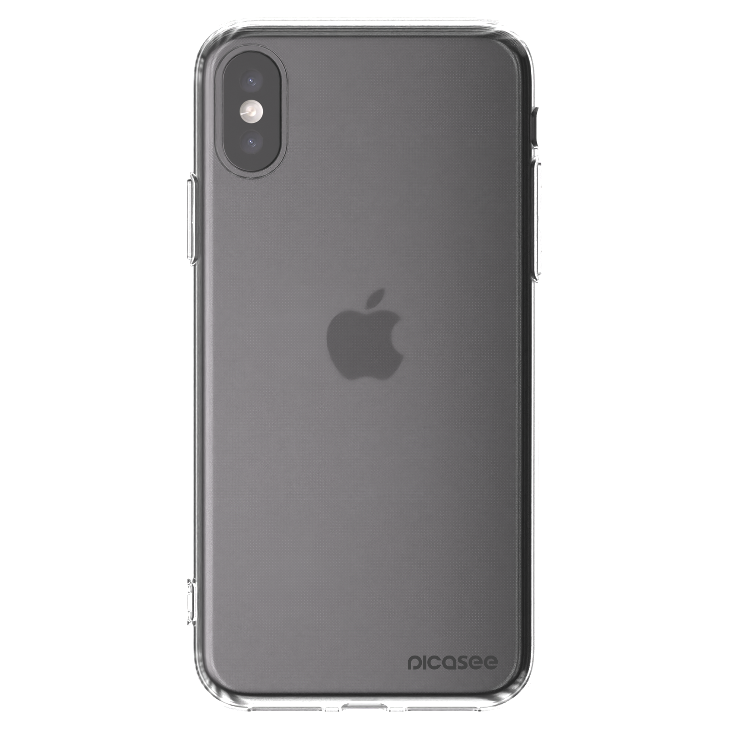 Picasee husă transparentă din silicon pentru Apple iPhone X/XS - Clear