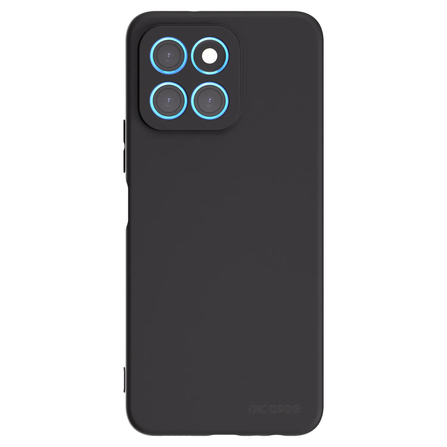 Picasee husă neagră din silicon pentru Honor X8 5G - Clear