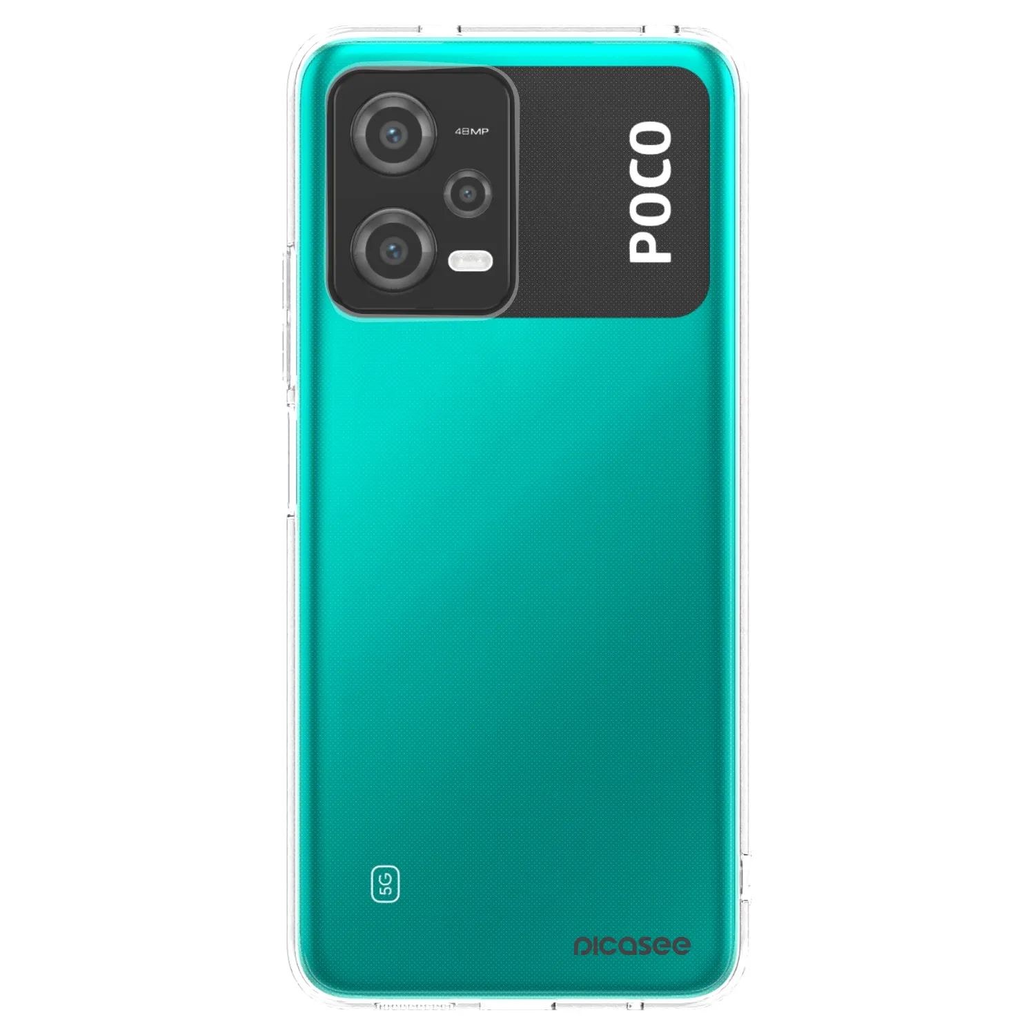 Picasee husă transparentă din silicon pentru Xiaomi Poco X5 - Clear