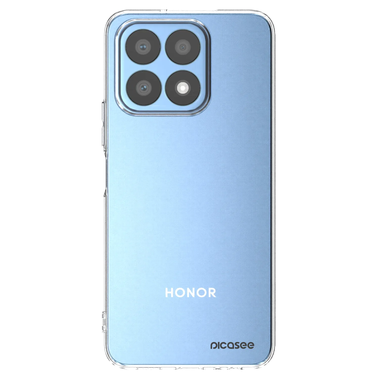 Picasee husă transparentă din silicon pentru Honor X8a - Clear