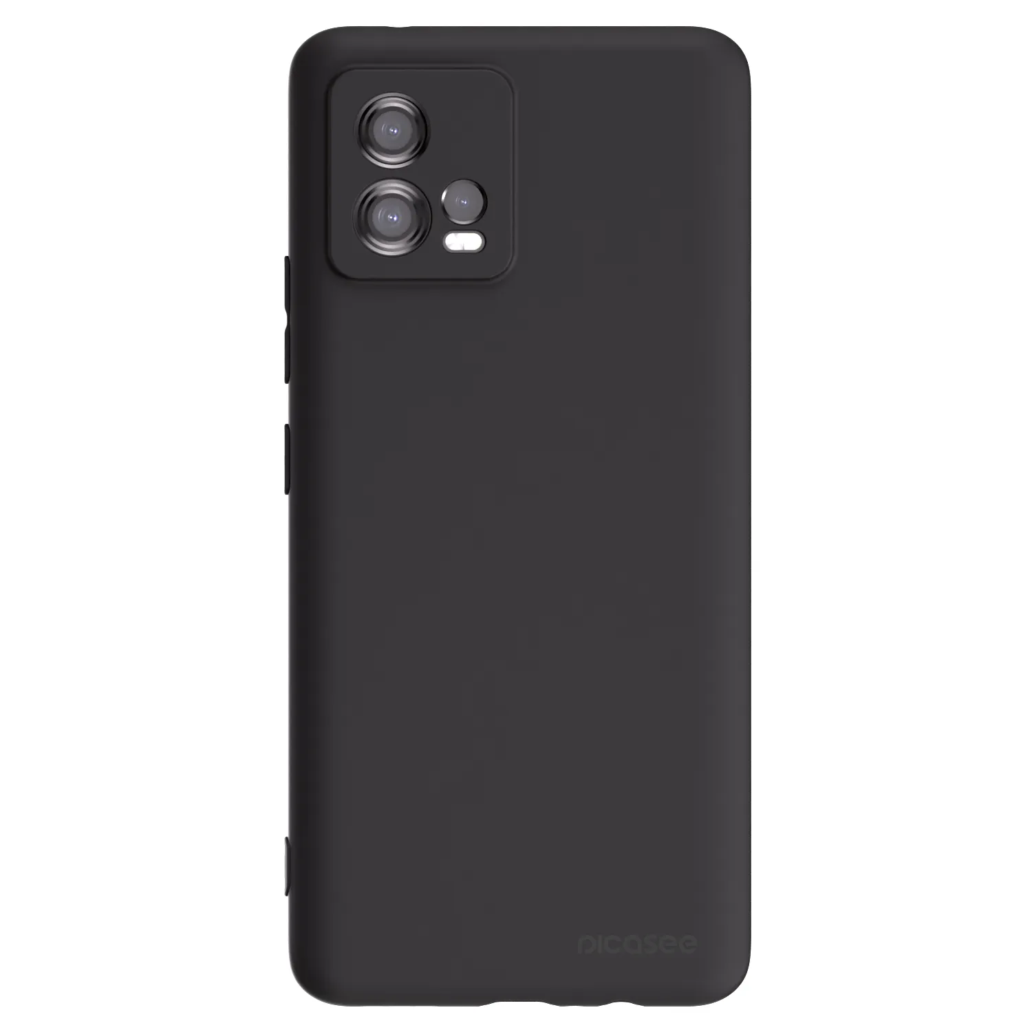 Picasee husă neagră din silicon pentru Motorola Moto G72 - Clear