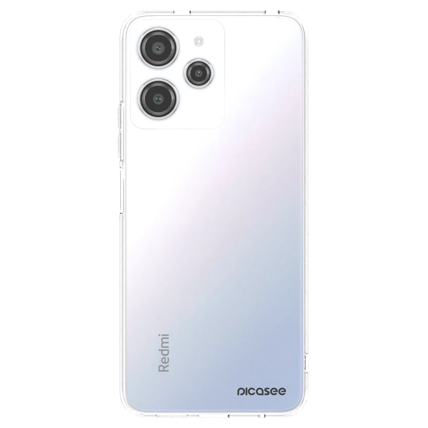 Picasee husă transparentă din silicon pentru Xiaomi Redmi 12 4G - Clear