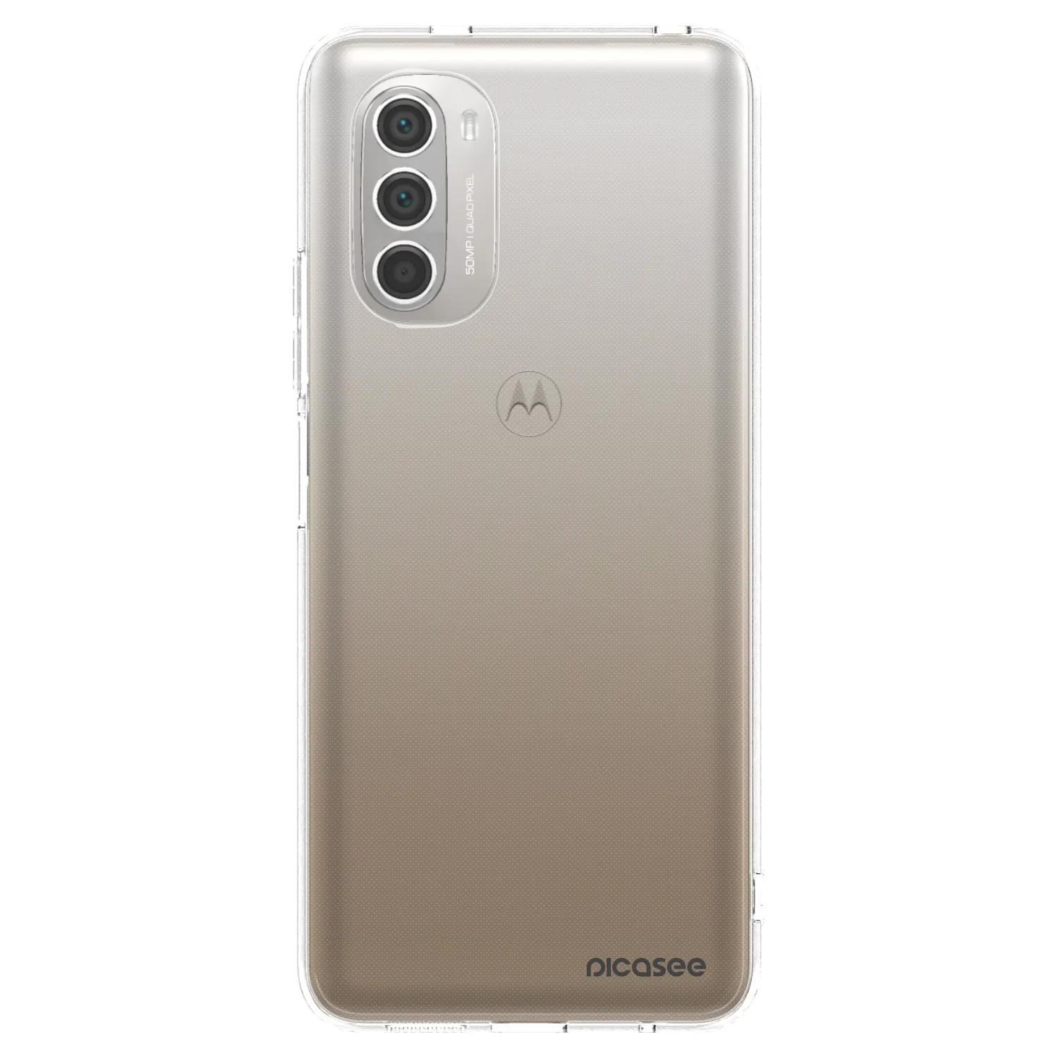 Picasee husă transparentă din silicon pentru Motorola Moto G51 - Clear