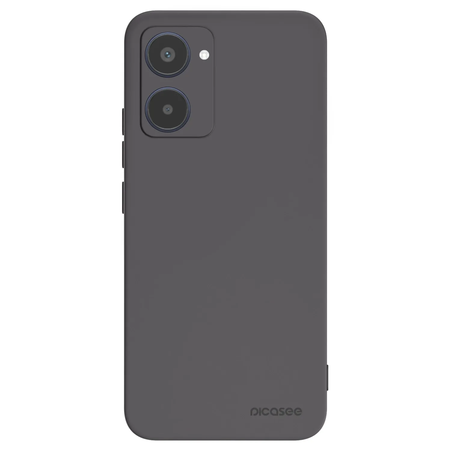 Picasee husă neagră din silicon pentru Realme 10 4G - Clear