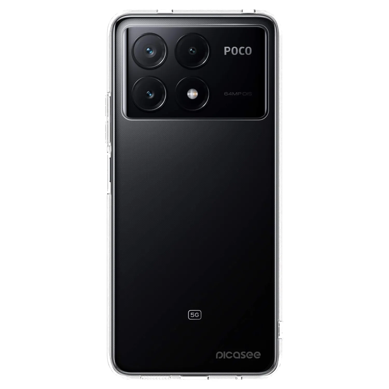 Picasee husă transparentă din silicon pentru Xiaomi Poco X6 Pro - Clear