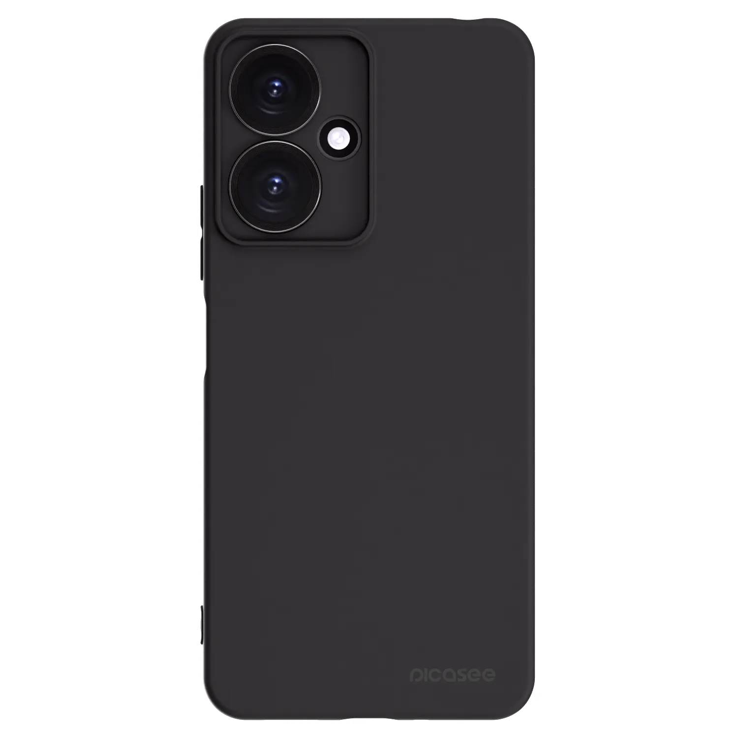 Picasee husă neagră din silicon pentru Xiaomi Redmi 13C 5G - Clear