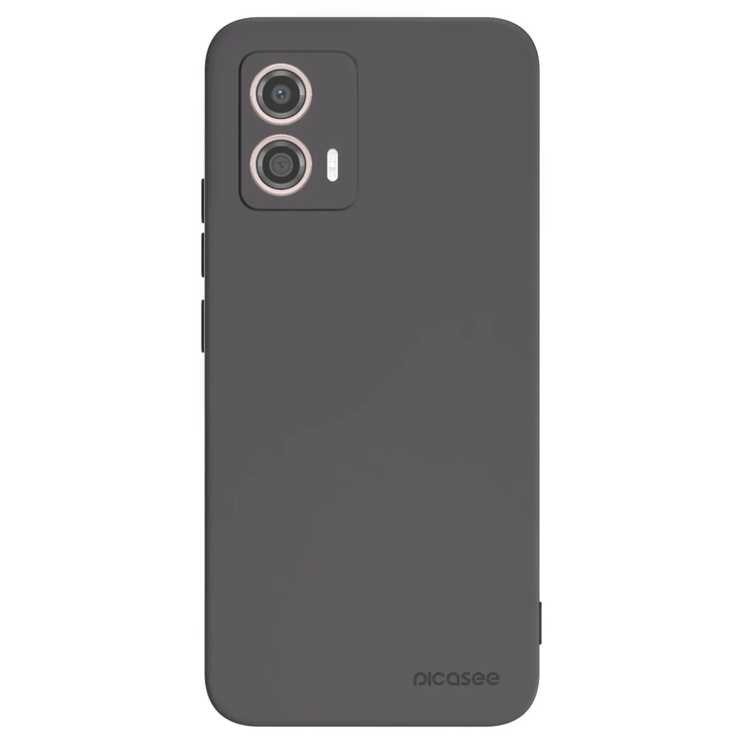 Picasee husă neagră din silicon pentru Motorola Moto G53 5G - Clear