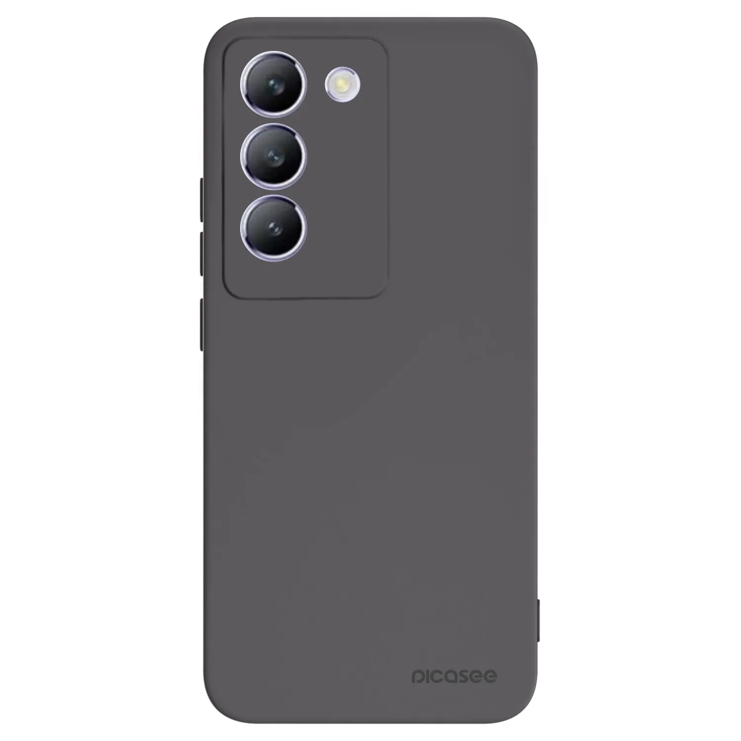Picasee husă neagră din silicon pentru Vivo V40 SE 5G - Clear