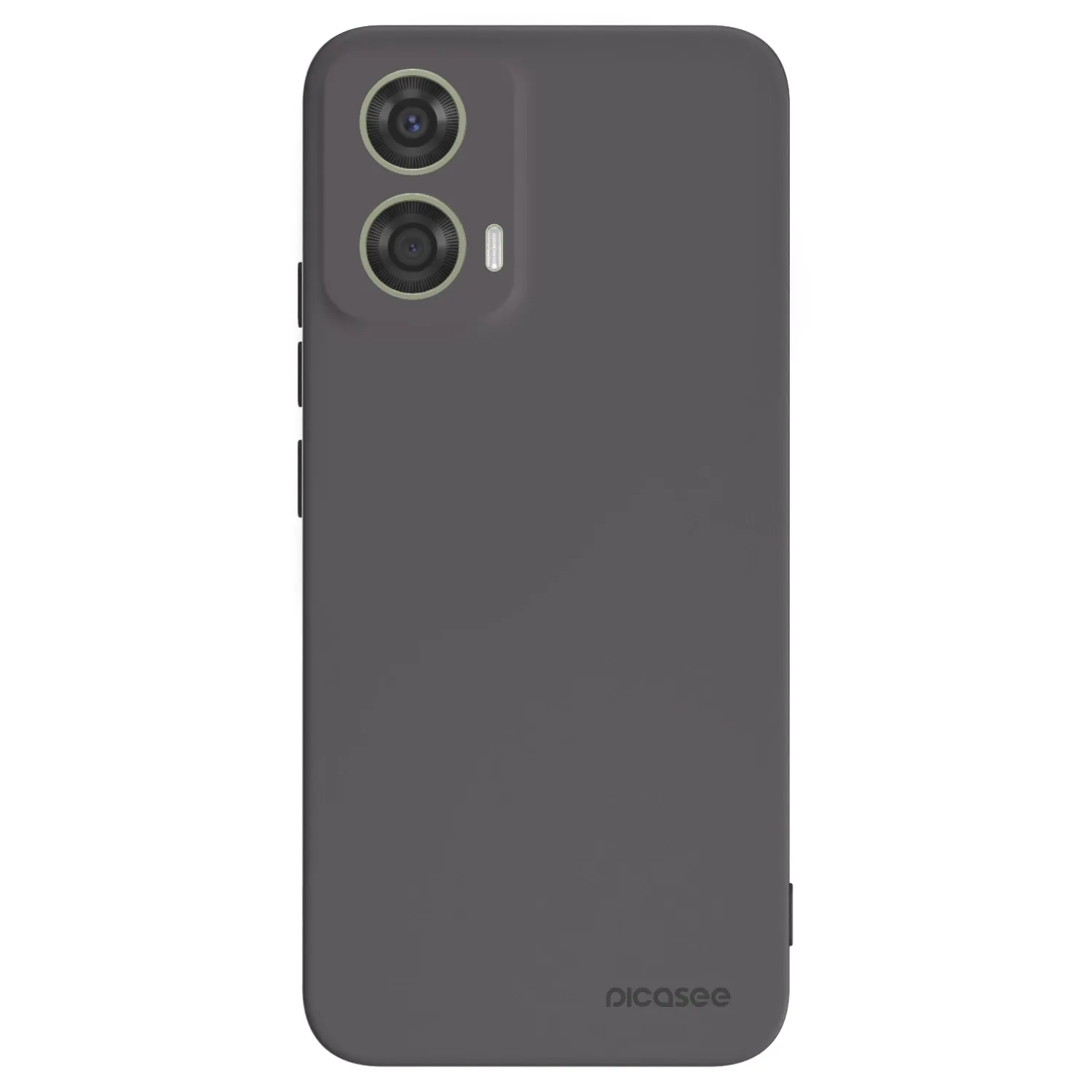 Picasee husă neagră din silicon pentru Motorola Moto G24 - Clear