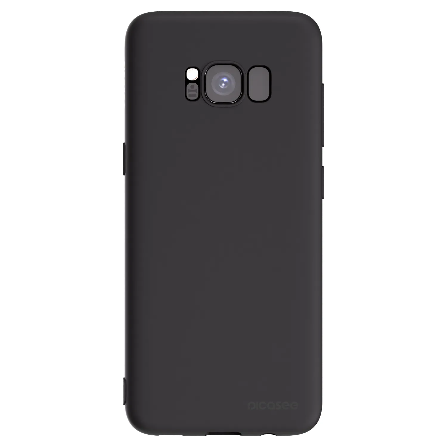 Picasee husă neagră din silicon pentru Samsung Galaxy S8 G950F - Clear