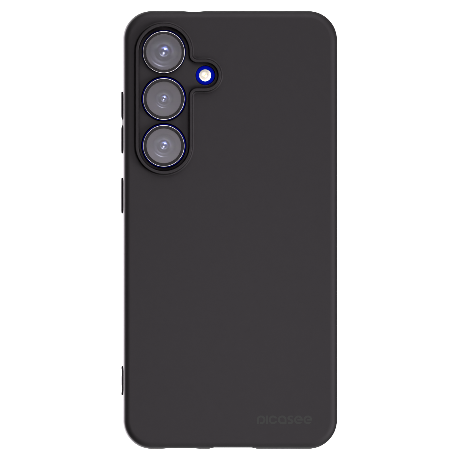 Picasee husă neagră din silicon pentru Samsung Galaxy S25 5G - Clear