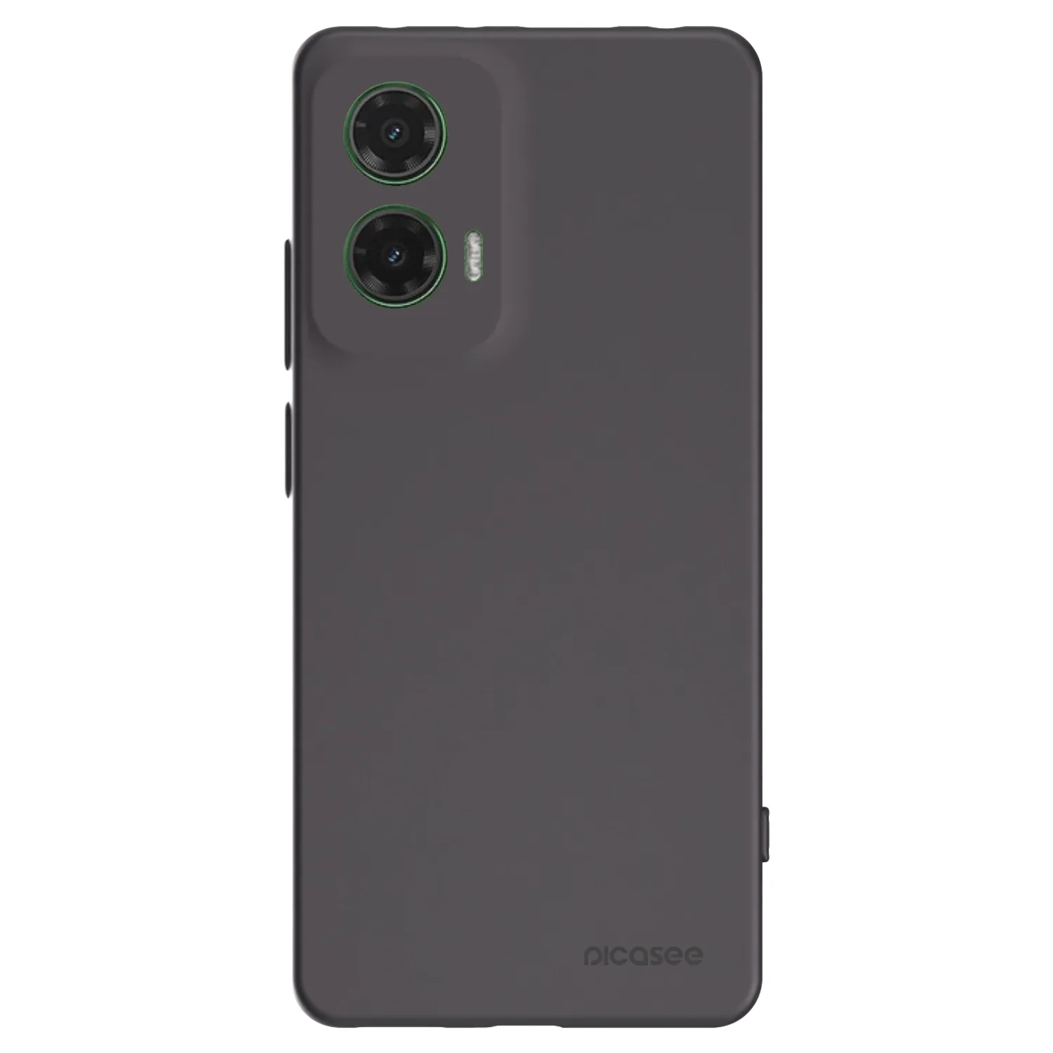 Picasee husă neagră din silicon pentru Motorola Moto G35 5G - Clear