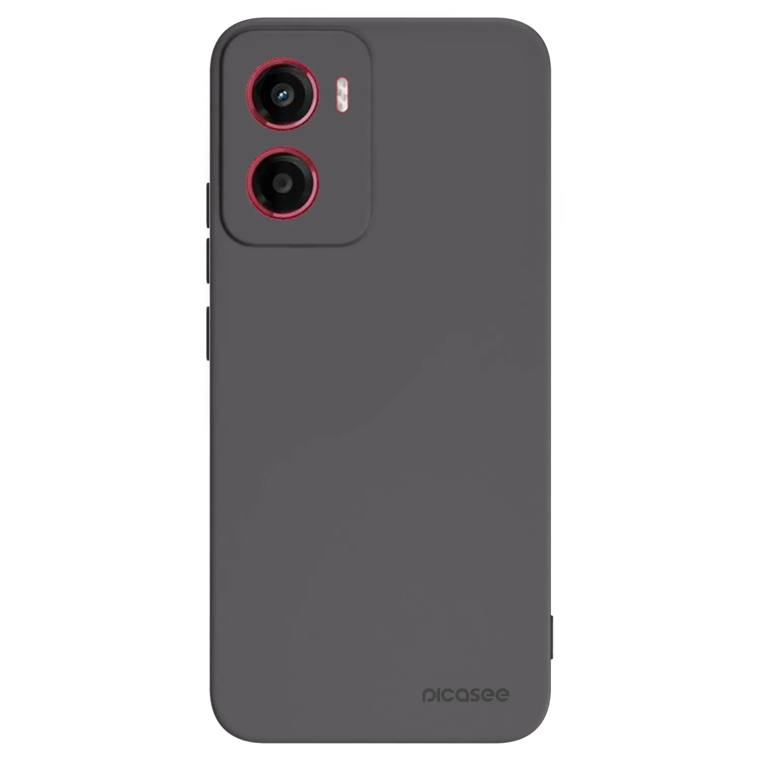 Picasee husă neagră din silicon pentru Motorola Moto G05 - Clear