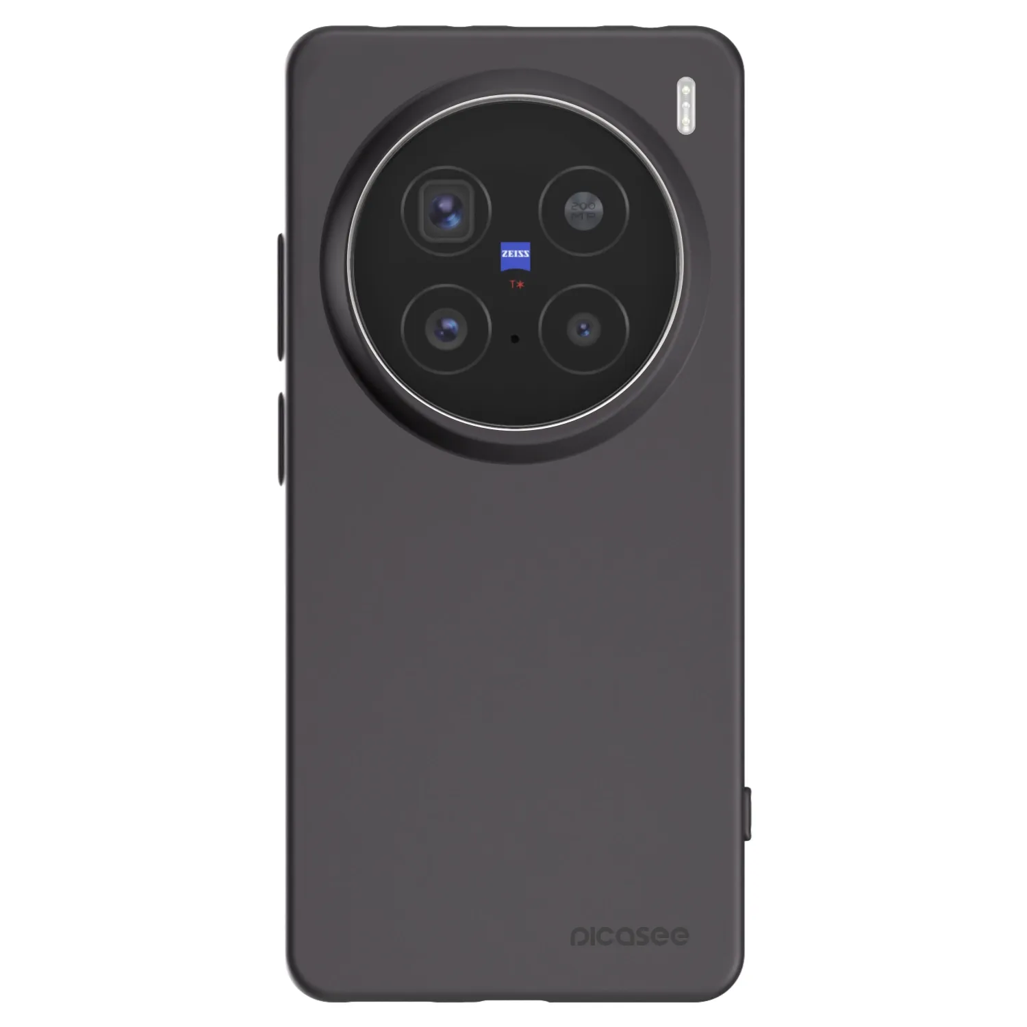 Picasee husă neagră din silicon pentru Vivo X200 Pro - Clear