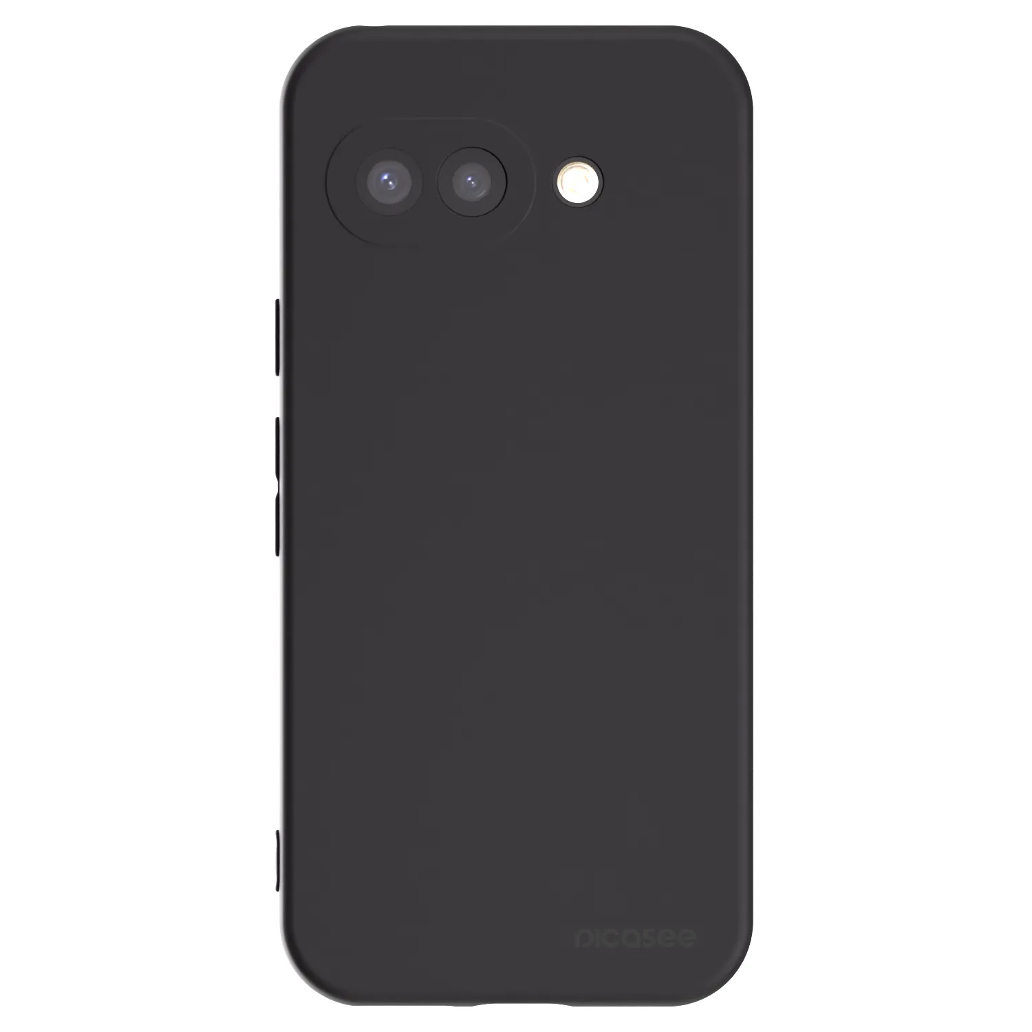 Picasee husă neagră din silicon pentru Google Pixel 9a - Clear