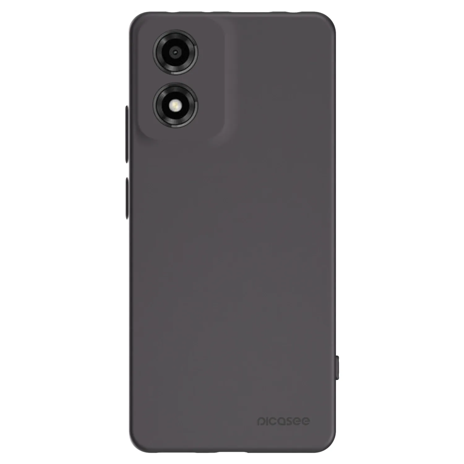 Picasee husă neagră din silicon pentru Motorola Moto E14 - Clear