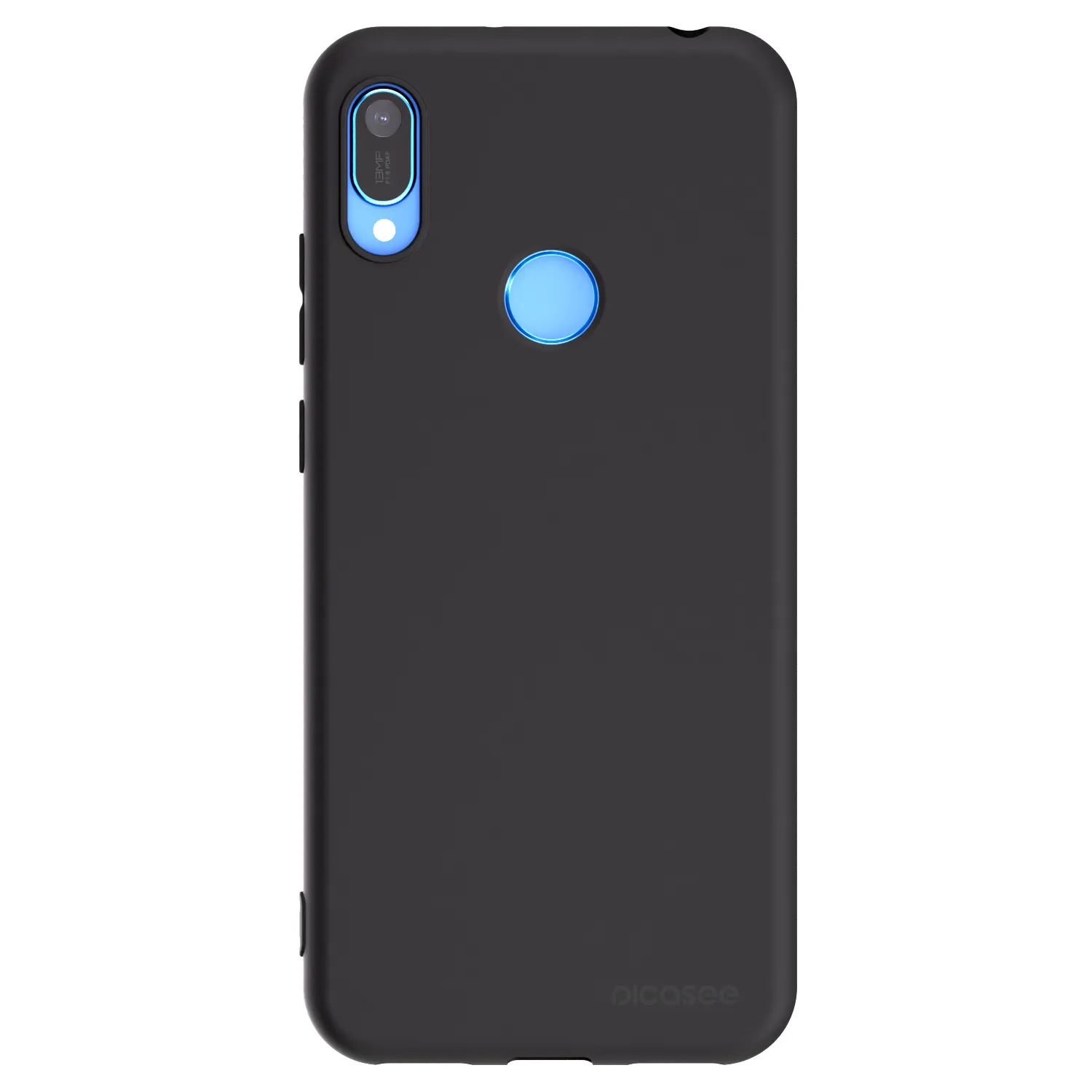 Picasee husă neagră din silicon pentru Huawei Y6 2019 - Clear