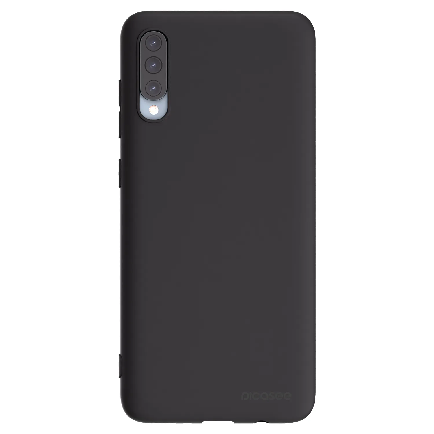 Picasee husă neagră din silicon pentru Samsung Galaxy A70 A705F - Clear